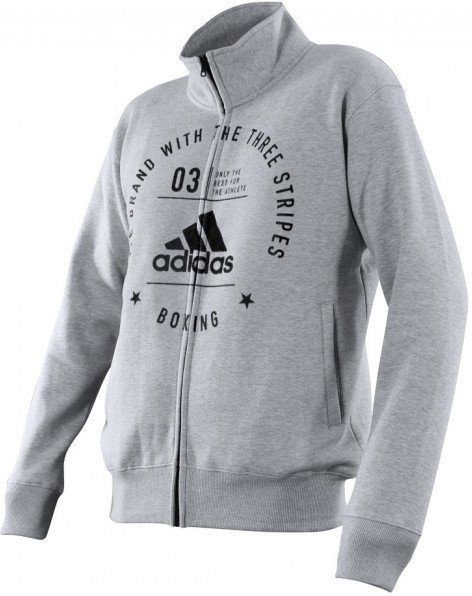 Performance Sweatjacke “Boxing” Jacket grau-schwarz Community adidas