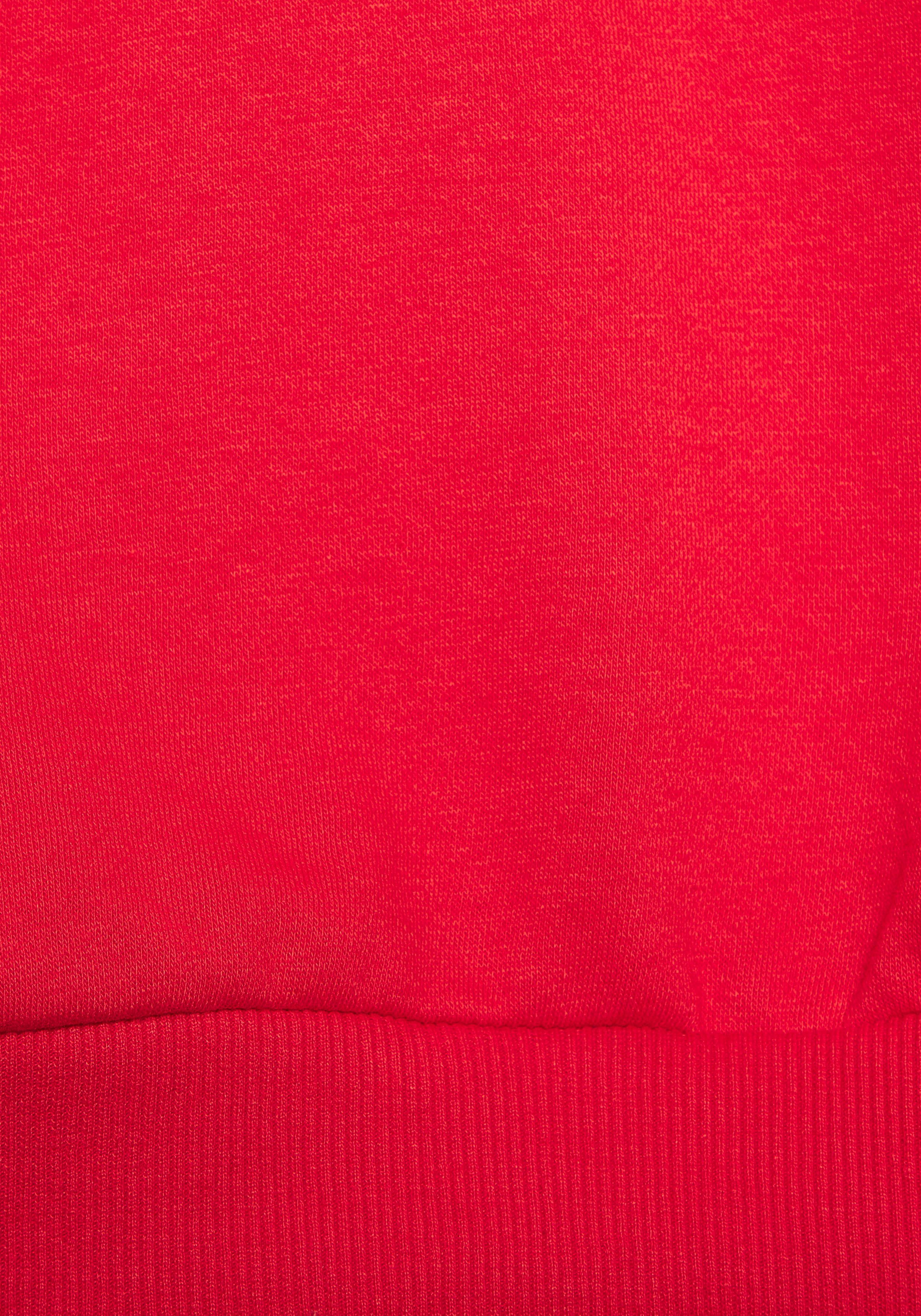 Bench. Loungewear Sweatshirt mit Reißverschluss am Stehkragen, Loungewear