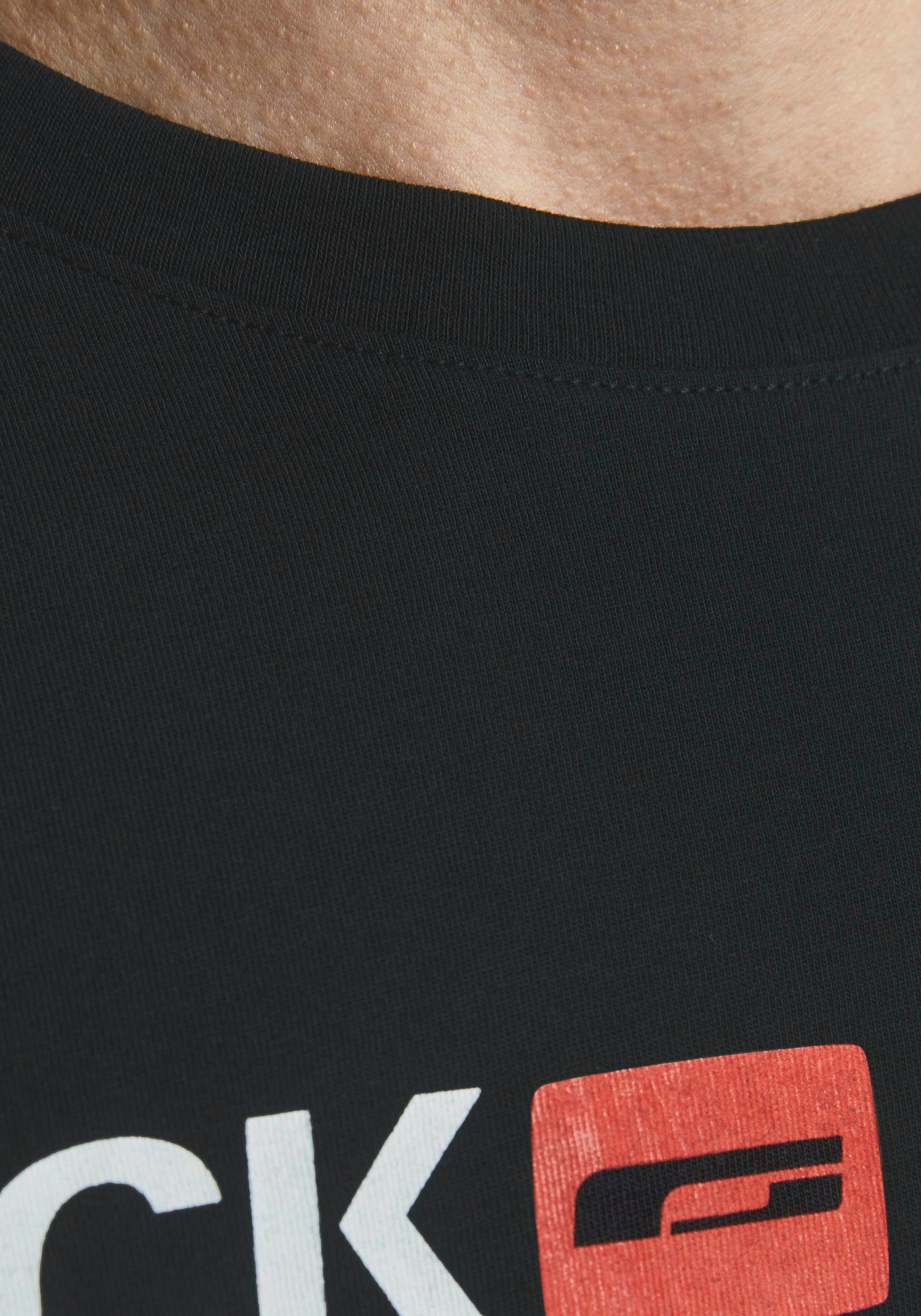 Jack & Jones T-Shirt JJECORP mit Print, vielseitig kombinierbar für den Alltag Logodruck, modisch, regular fit, Baumwolle, Rundhals