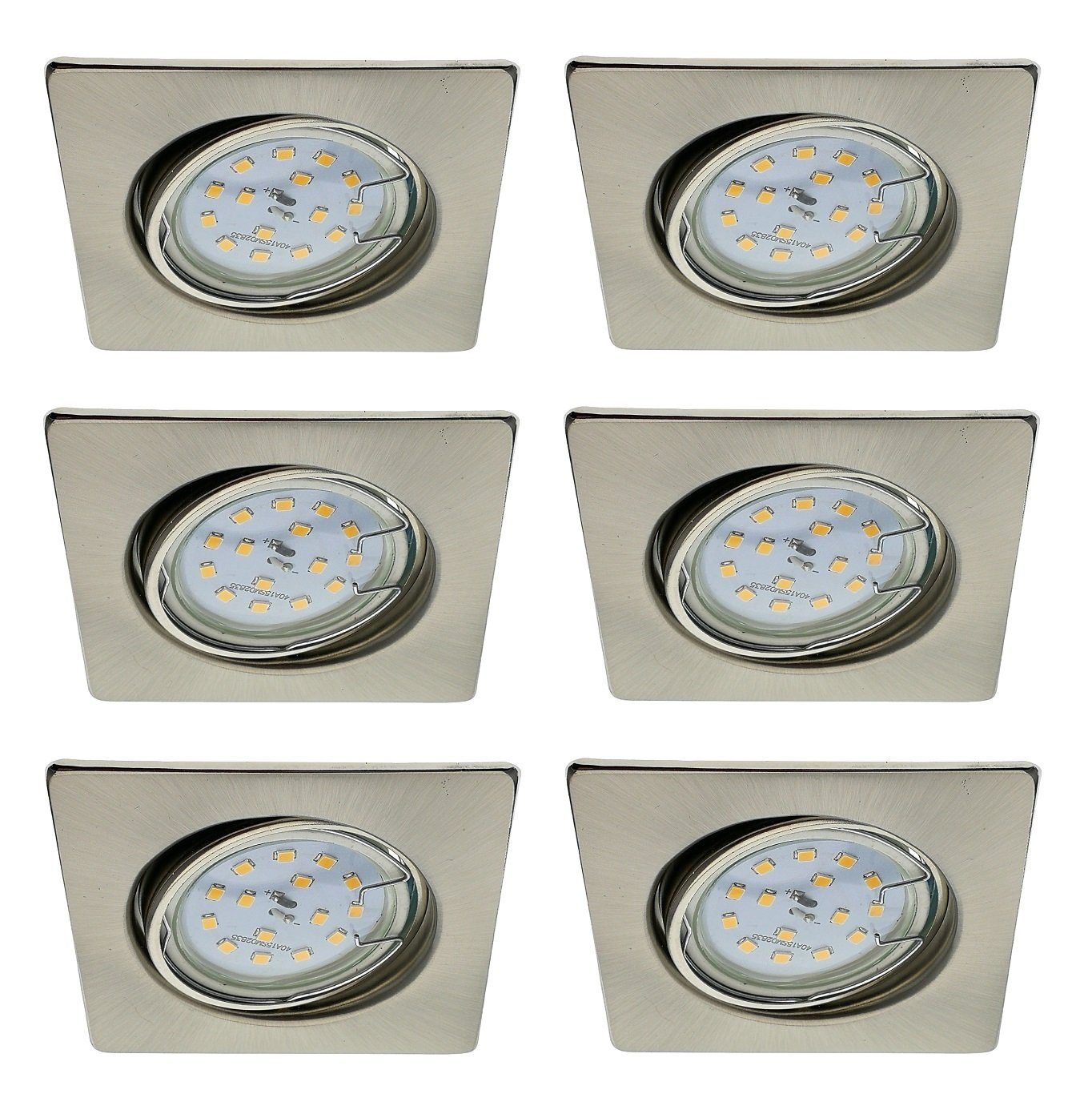 TRANGO LED Einbaustrahler, Dimmfunktion, 6er Set günstig online kaufen