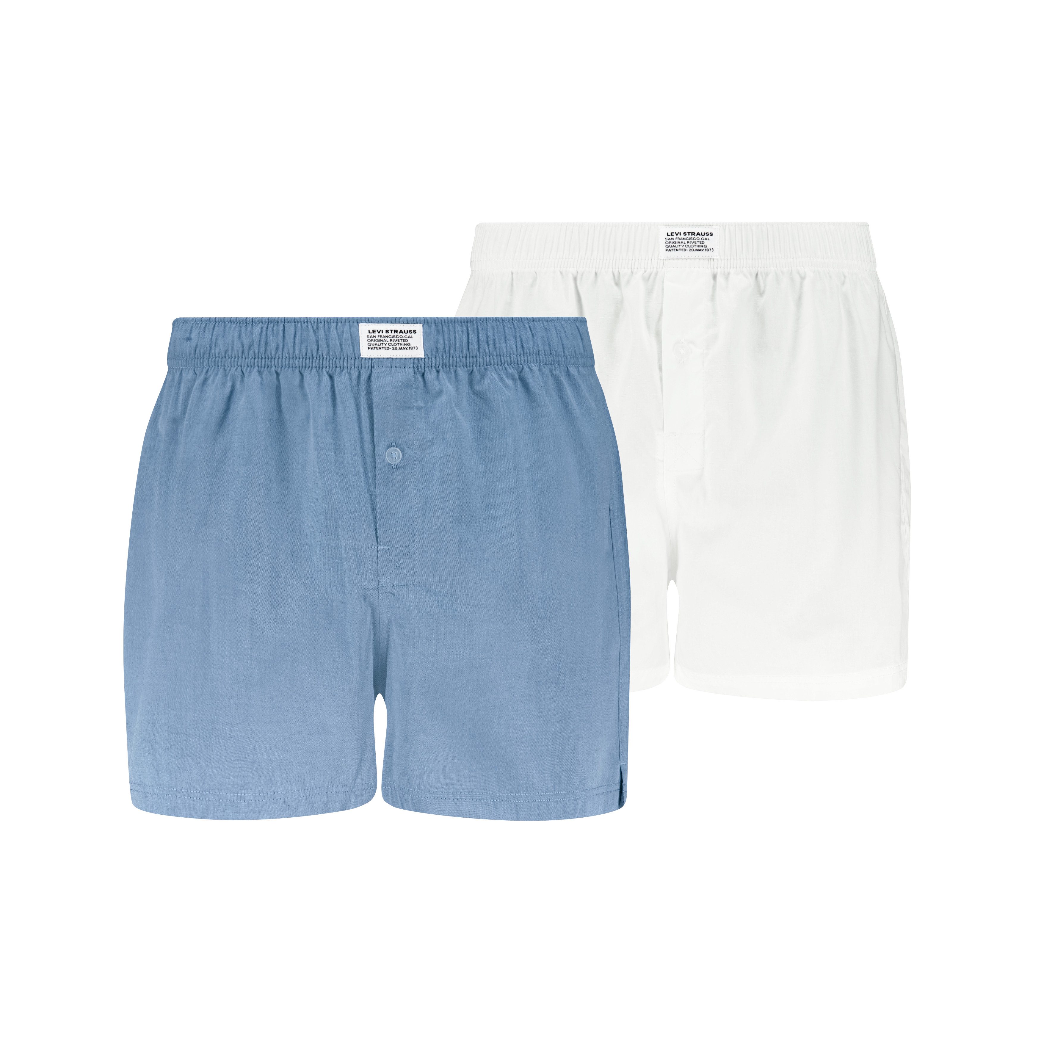 Levi's® Webboxer LEVIS MEN WOVEN BOXER 2P (2er Pack) mit Eingriff, Baumwoll günstig online kaufen