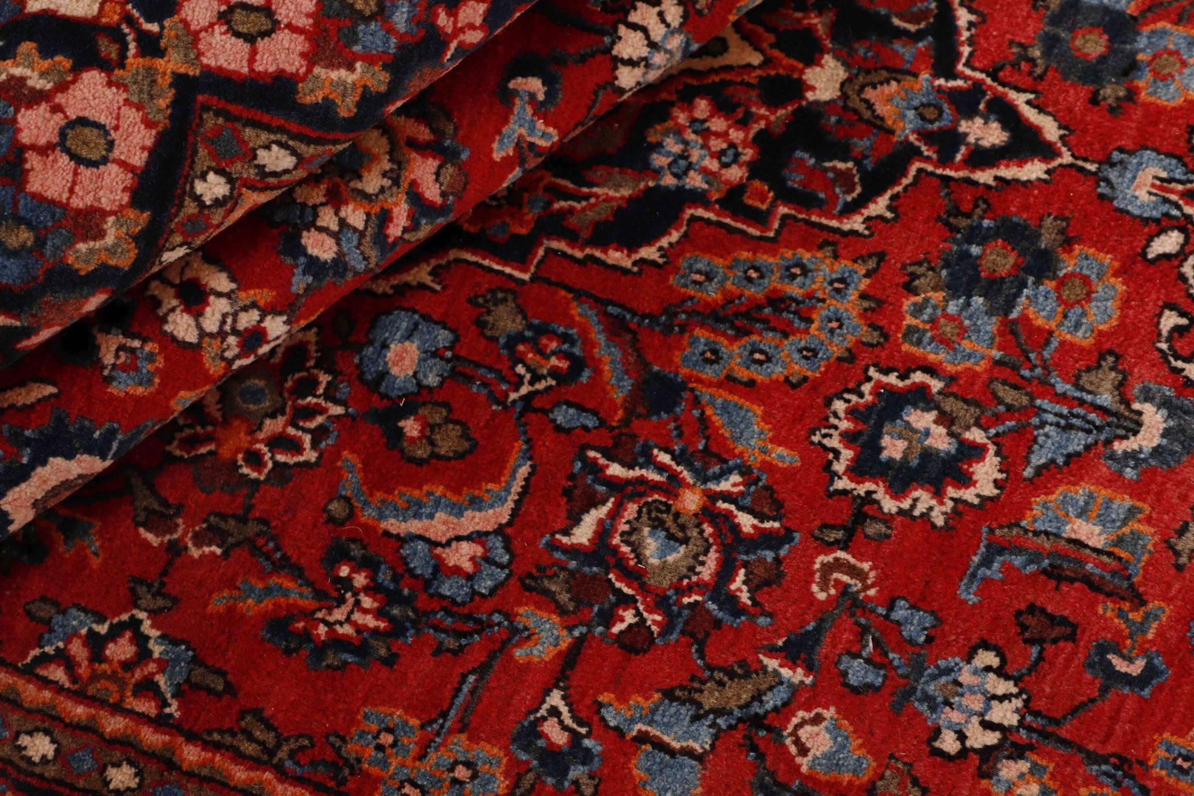 Nain Trading Orientteppich Keshan 127x204 Handgeknüpfter Orientteppich / Perserteppich, rechteckig, Höhe: 12 mm