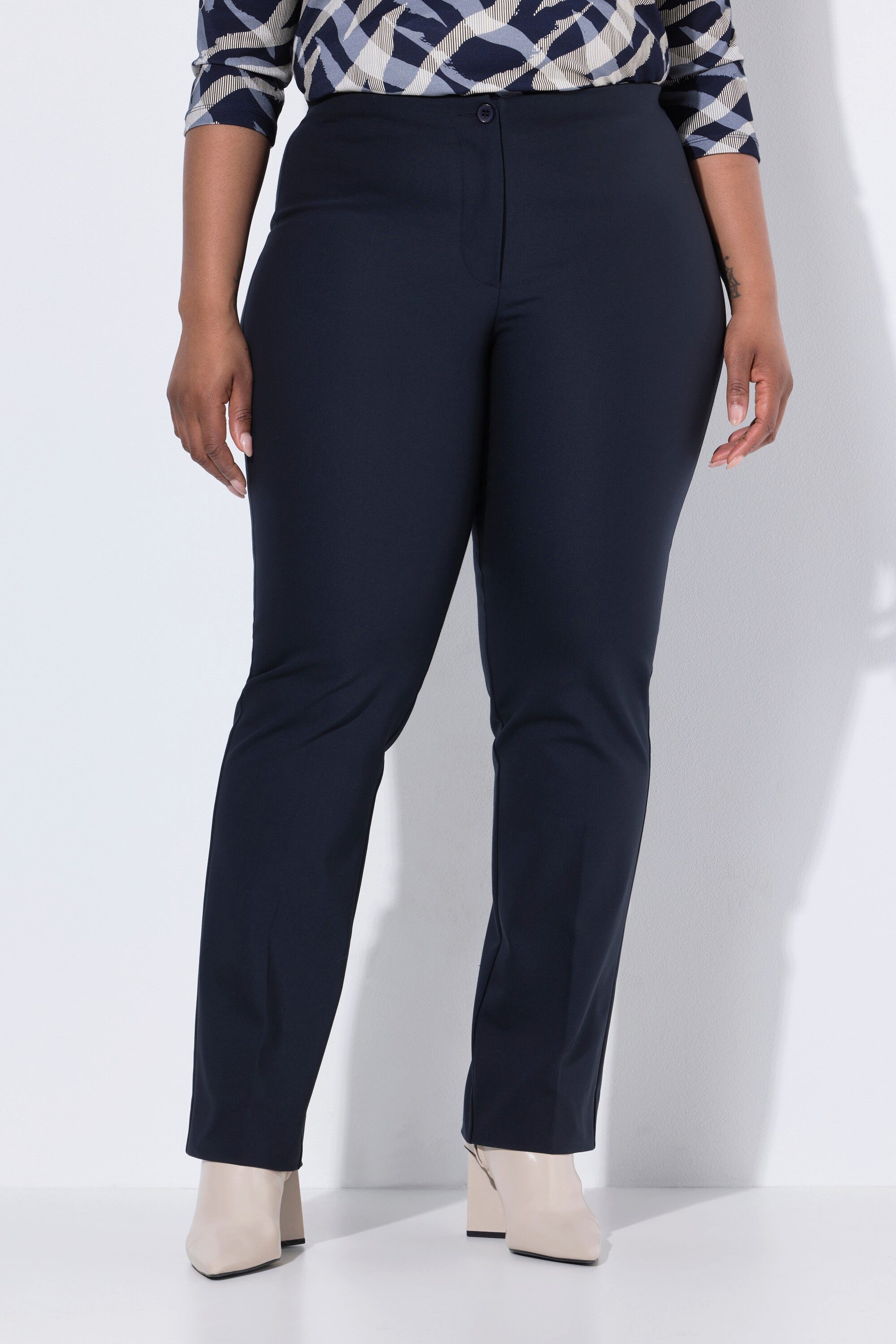 Ulla Popken Funktionshose Hose Rose gerades günstig online kaufen