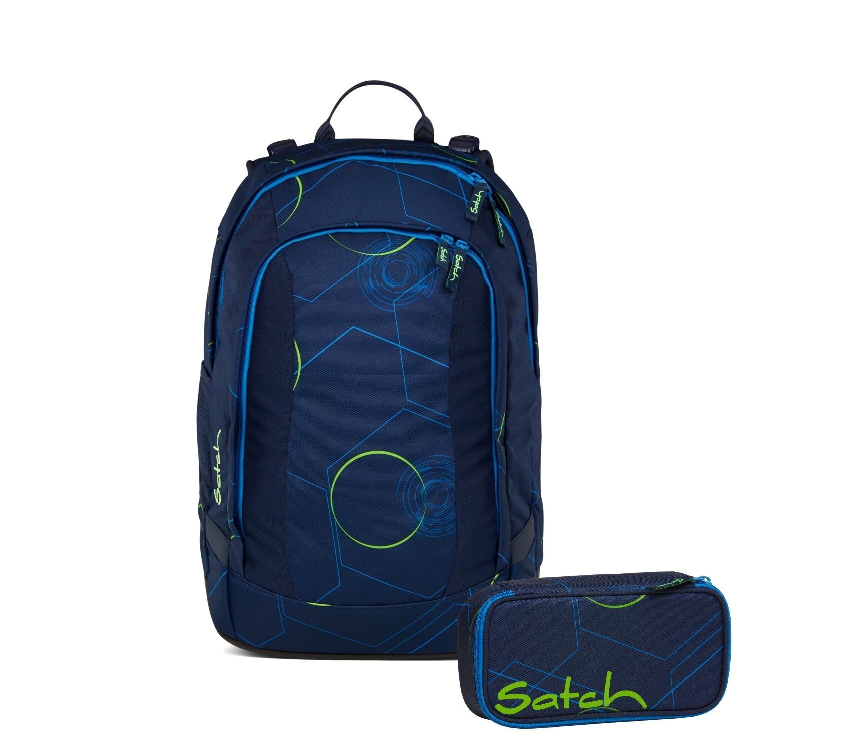 Satch Schulranzen Schulrucksack-Set AIR Blue Tech günstig online kaufen