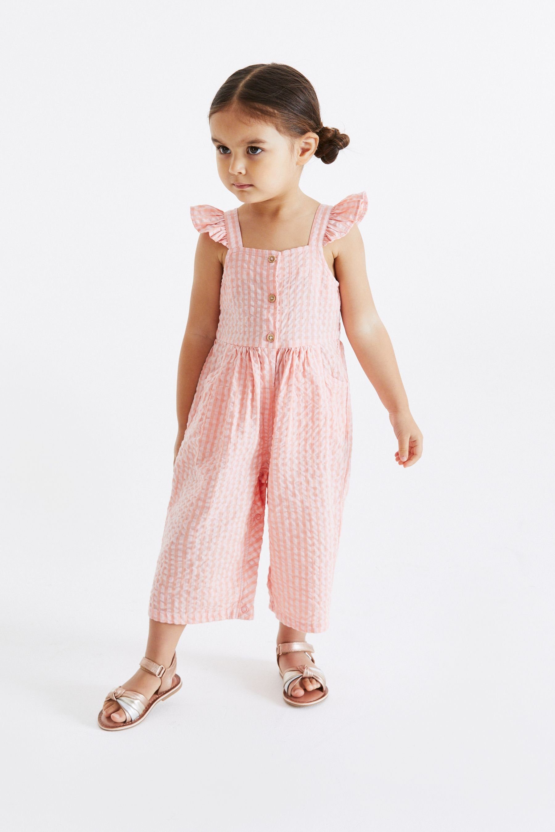 Next Jumpsuit (1-tlg) Overall Pink Gingham