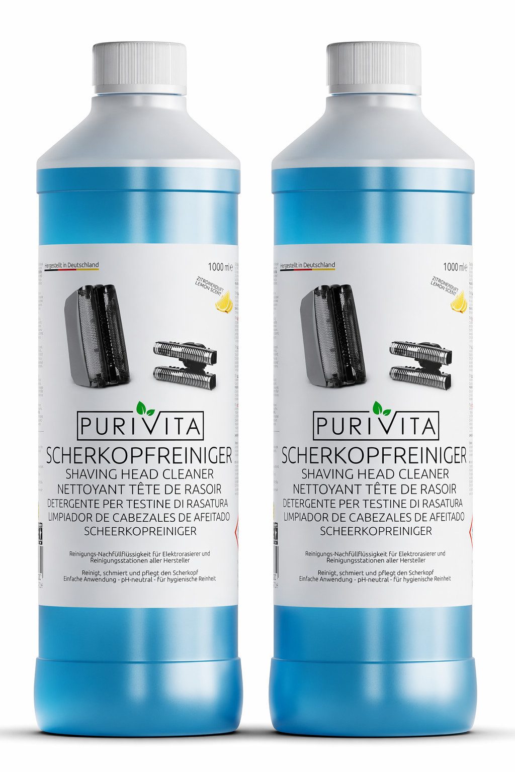 Purivita Purivita Scherkopfreiniger 1000ml Elektrorasierer Reinigungslösung