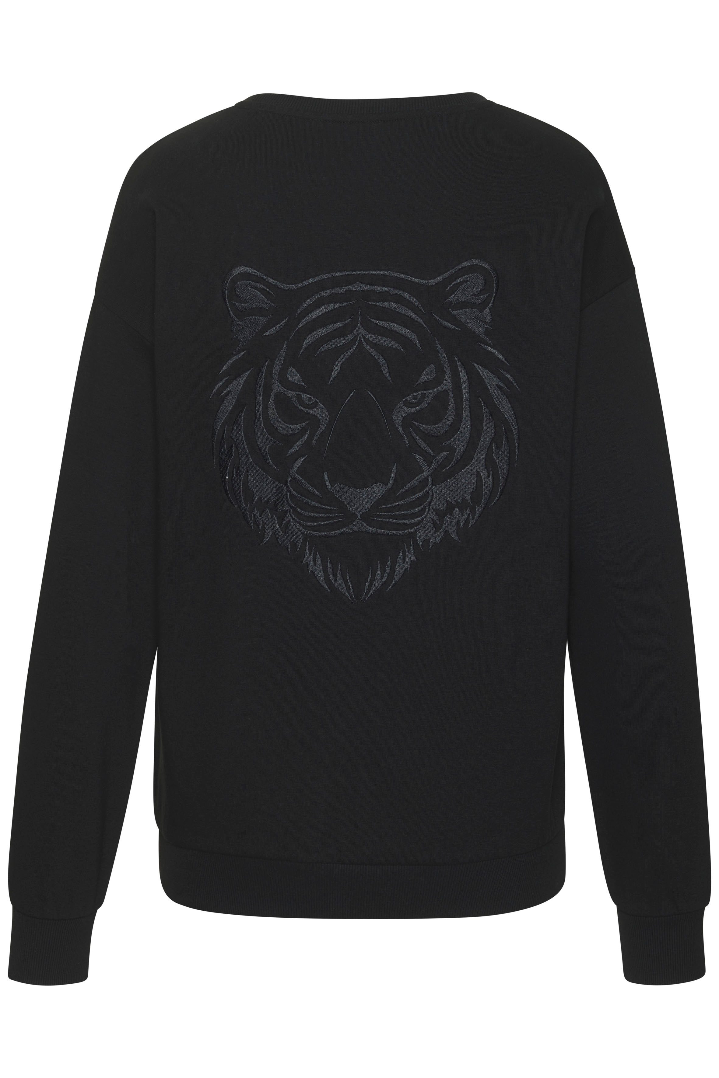 Buffalo Sweater mit toller Stickerei auf der Rückseite