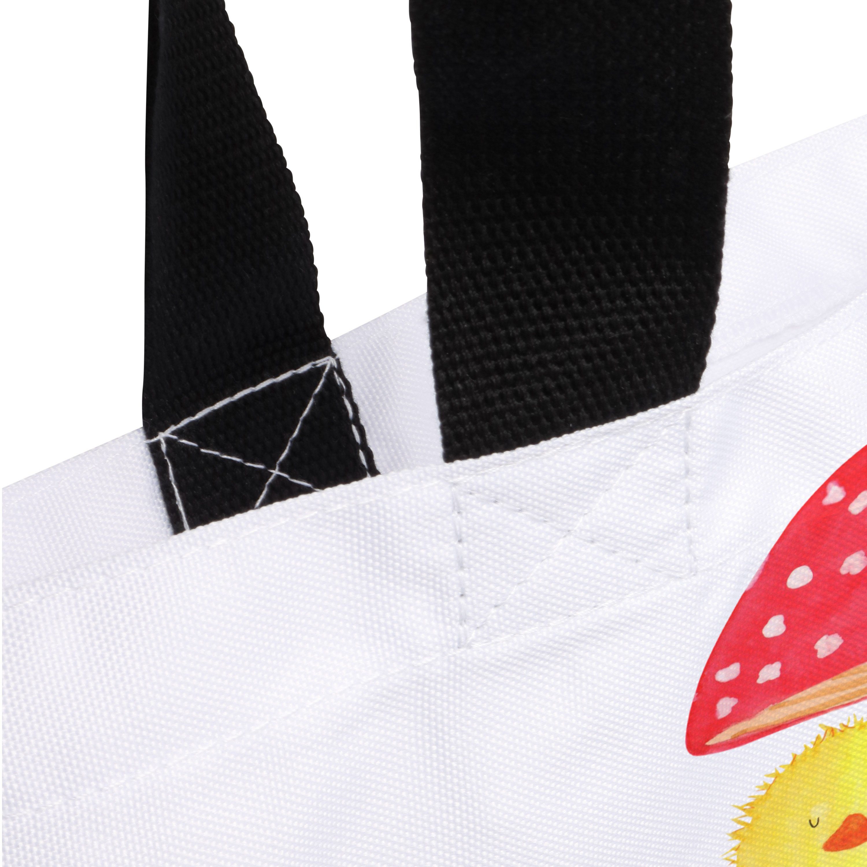 Eink Weiß & Panda Fliegenpilz Mr. Alltagstasche, (1-tlg) Mrs. Küken Shopper Schulbeutel, - Geschenk, -