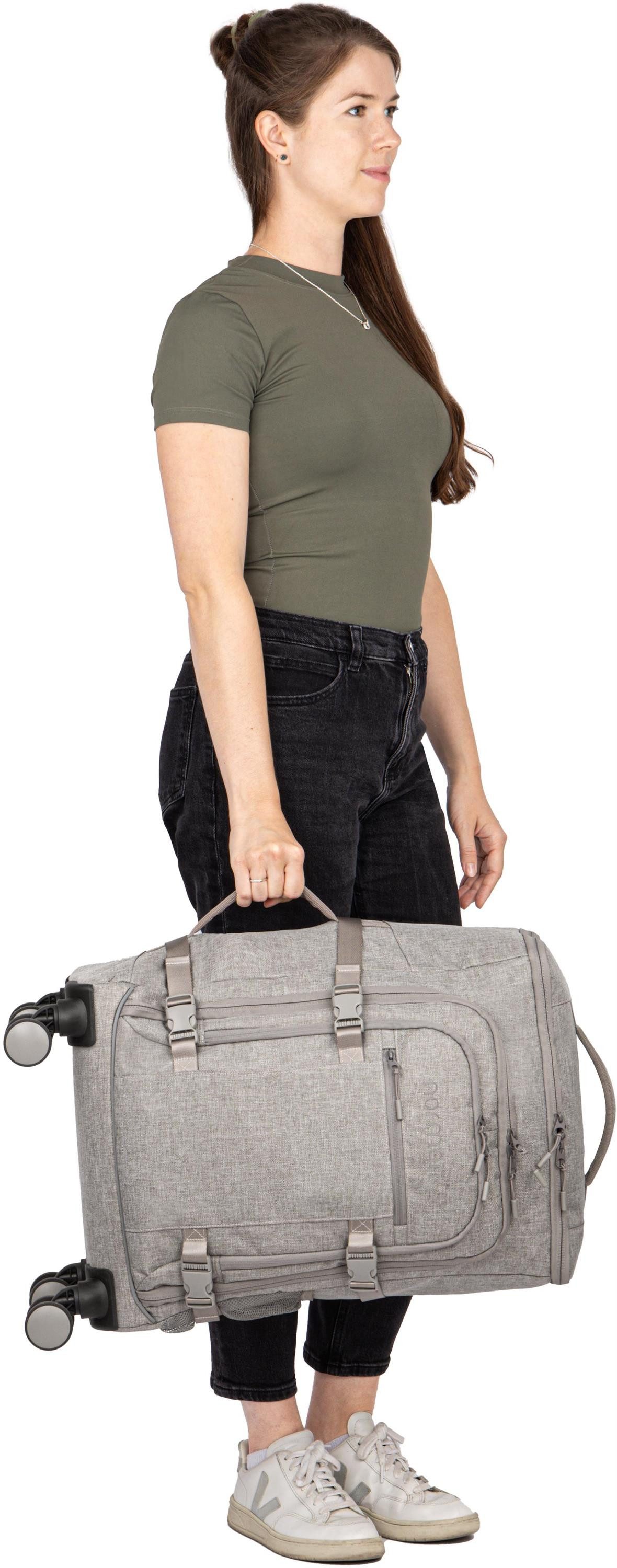normani Reisetasche Reisetrolley mit Rucksackfunktion Namie, Reisetasche 3-in-1 in Handgepäckgröße – Bild 5 von 5