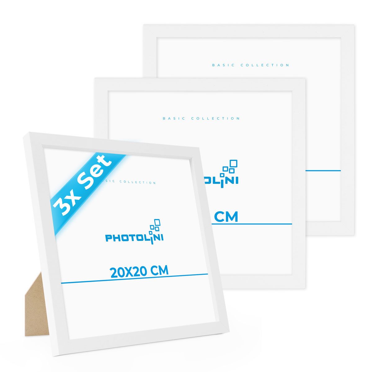 PHOTOLINI Bilderrahmen 3er Set, stabiles MDF-Holz, günstig online kaufen