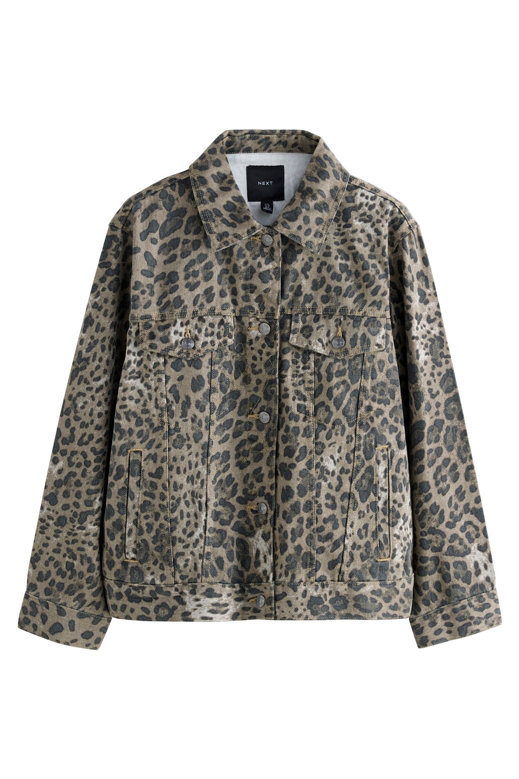 Next Jeansjacke Relaxed Fit Oversized Trucker-Jacke aus Denim (1-St) günstig online kaufen