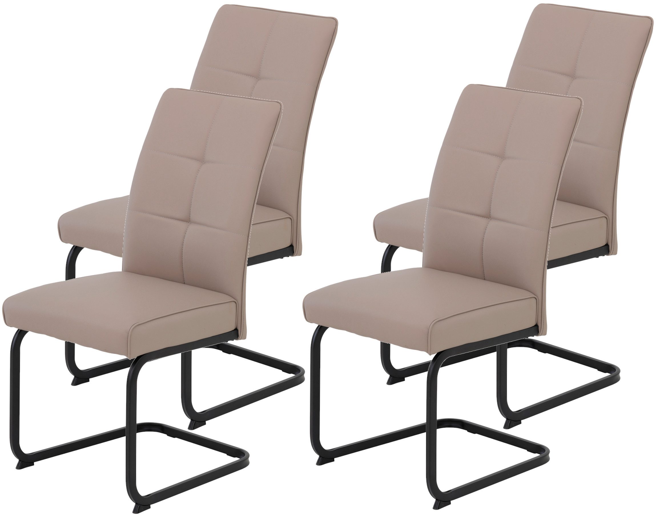 HELA Freischwinger Freischwinger TOLEDO mit Komfortsitz, gepolstert, Bezug günstig online kaufen