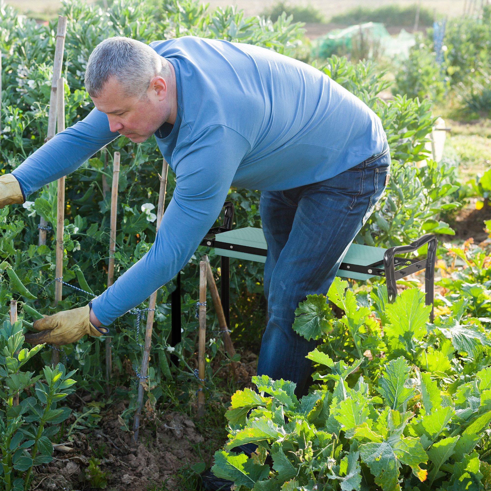 Yemaster Kniebank Klappbare Garten-Kniebank mit Sitzfunktion günstig online kaufen