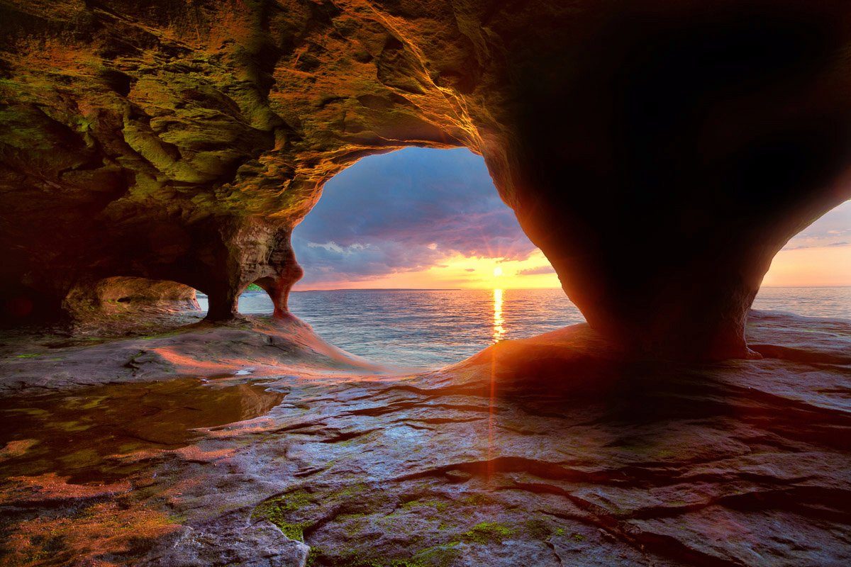 Fototapete Superior Lake Papermoon Sea Caves