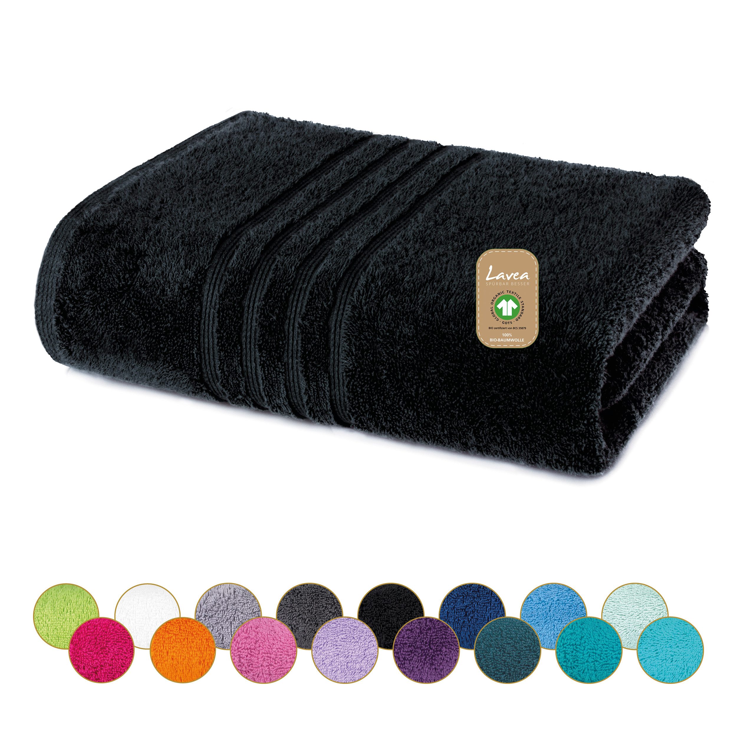 Lavea Handtücher Bali Handtuch 50x100 cm, Weiches Bio-Baumwollfrottee (1-St günstig online kaufen