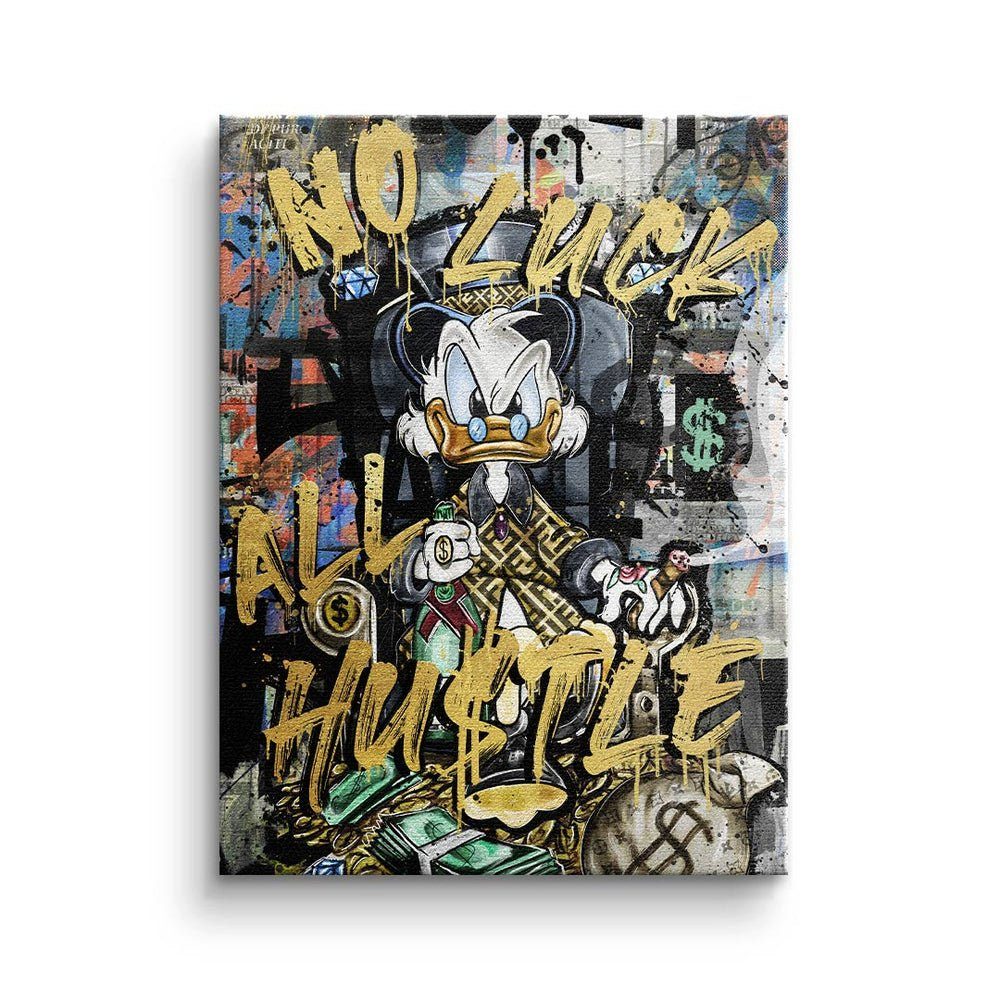 DOTCOMCANVAS® Leinwandbild ALL HUSTLE DUCK - günstig online kaufen