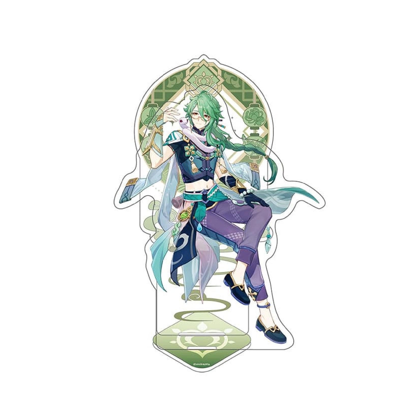 MiHoYo Merchandise-Figur Genshin Impact Liyue Theme Series Charakter Acryl Figur: Baizhu14 cm