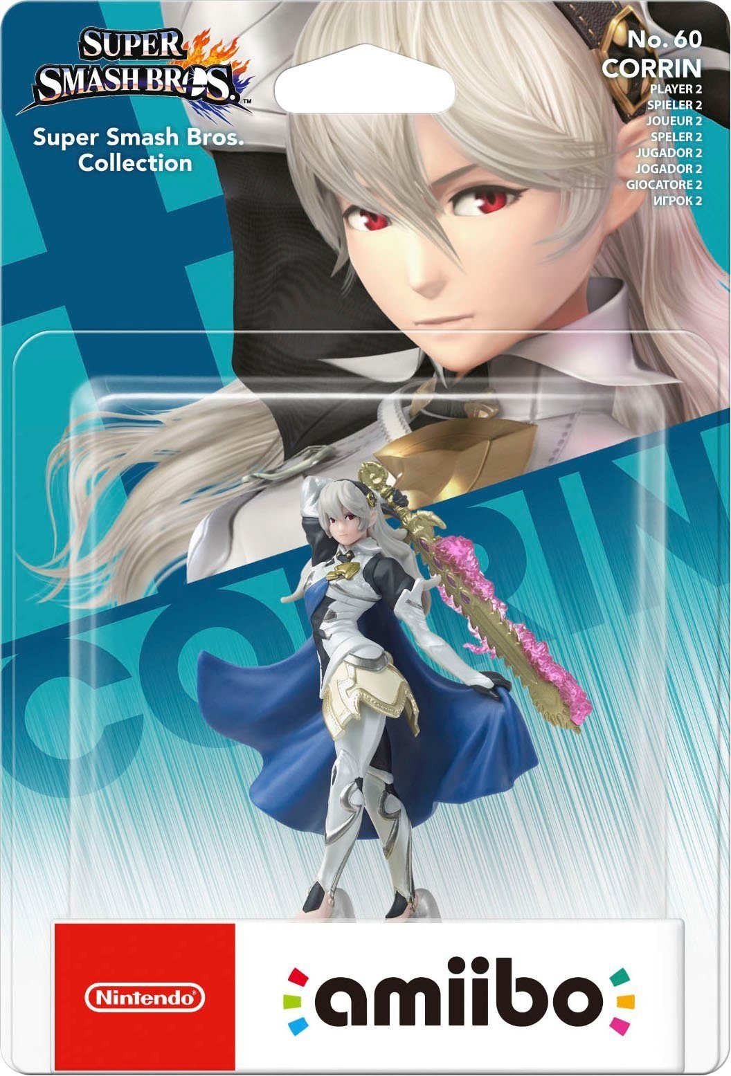 Nintendo Sammelfigur amiibo Corrin Spieler 2 No. 60 Super Smash Bros Collection (amiibo Figur, 1 St., digitale Inhalte), NFC