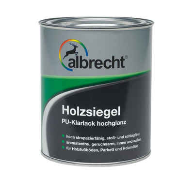 Albrecht Holzschutzlasur Albrecht Holzsiegel PU 750 ml farblos glänzend