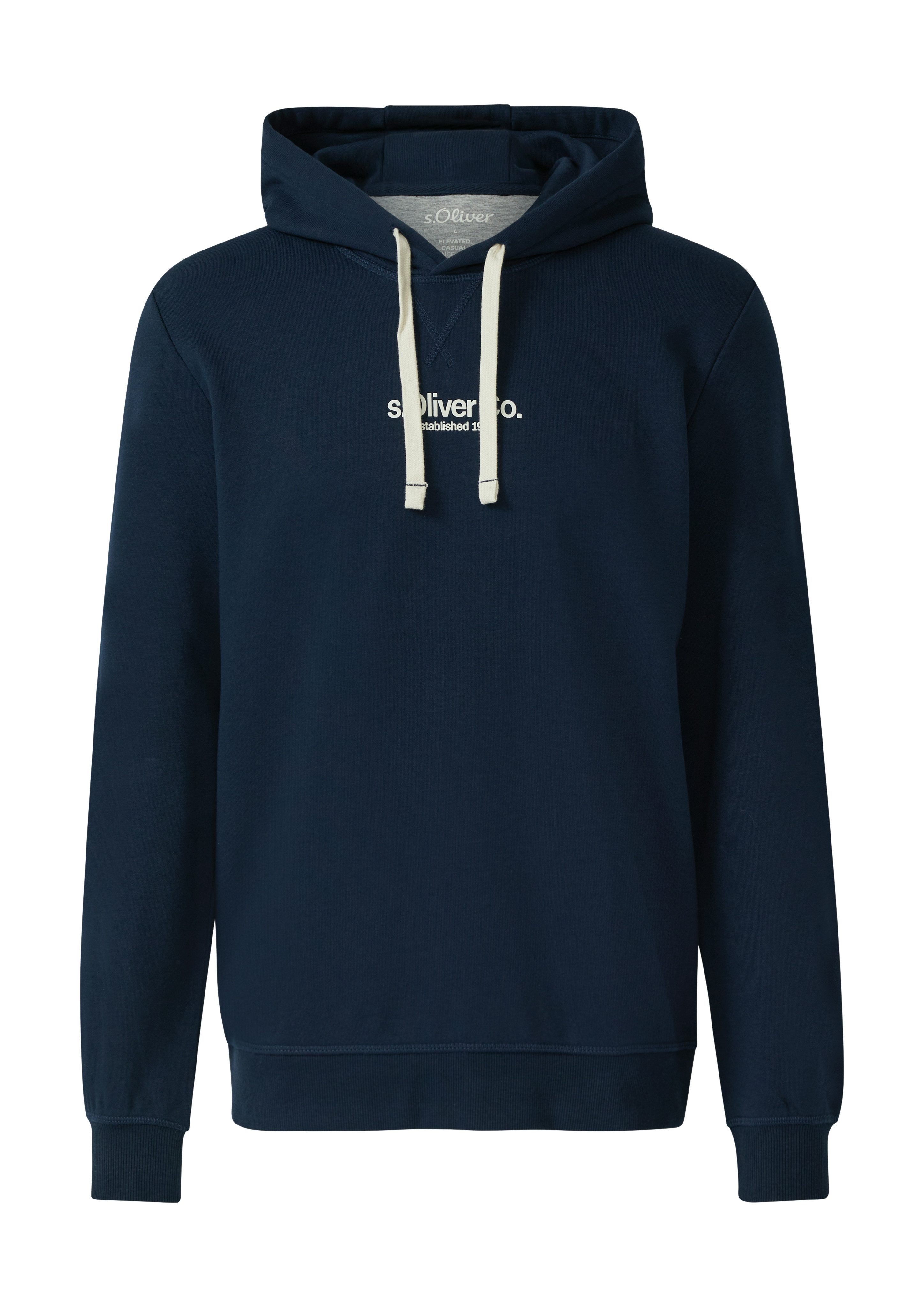 s.Oliver Hoodie mit Logo Schriftzug