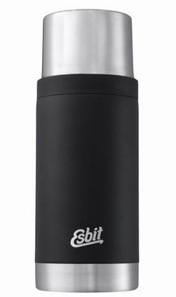 Esbit Thermoflasche, Esbit SCULPTOR Edelstahl Isolierflasche VF750SC-BK, Schwarz