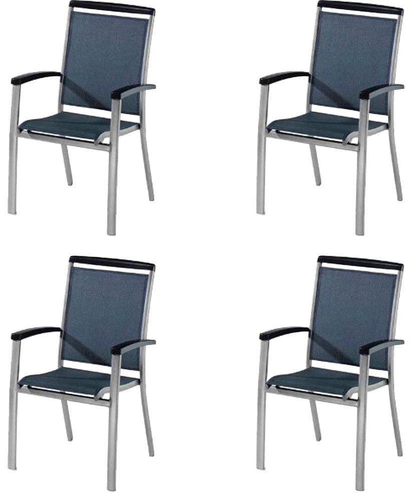 SIEGER Gartenstuhl »Royal«, 4er Set, Aluminium/Textil, stapelbar online