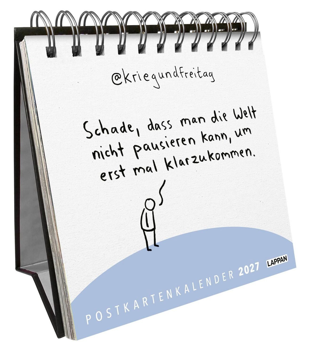 Tischkalender kriegundfreitag: Postkartenkalender 2027