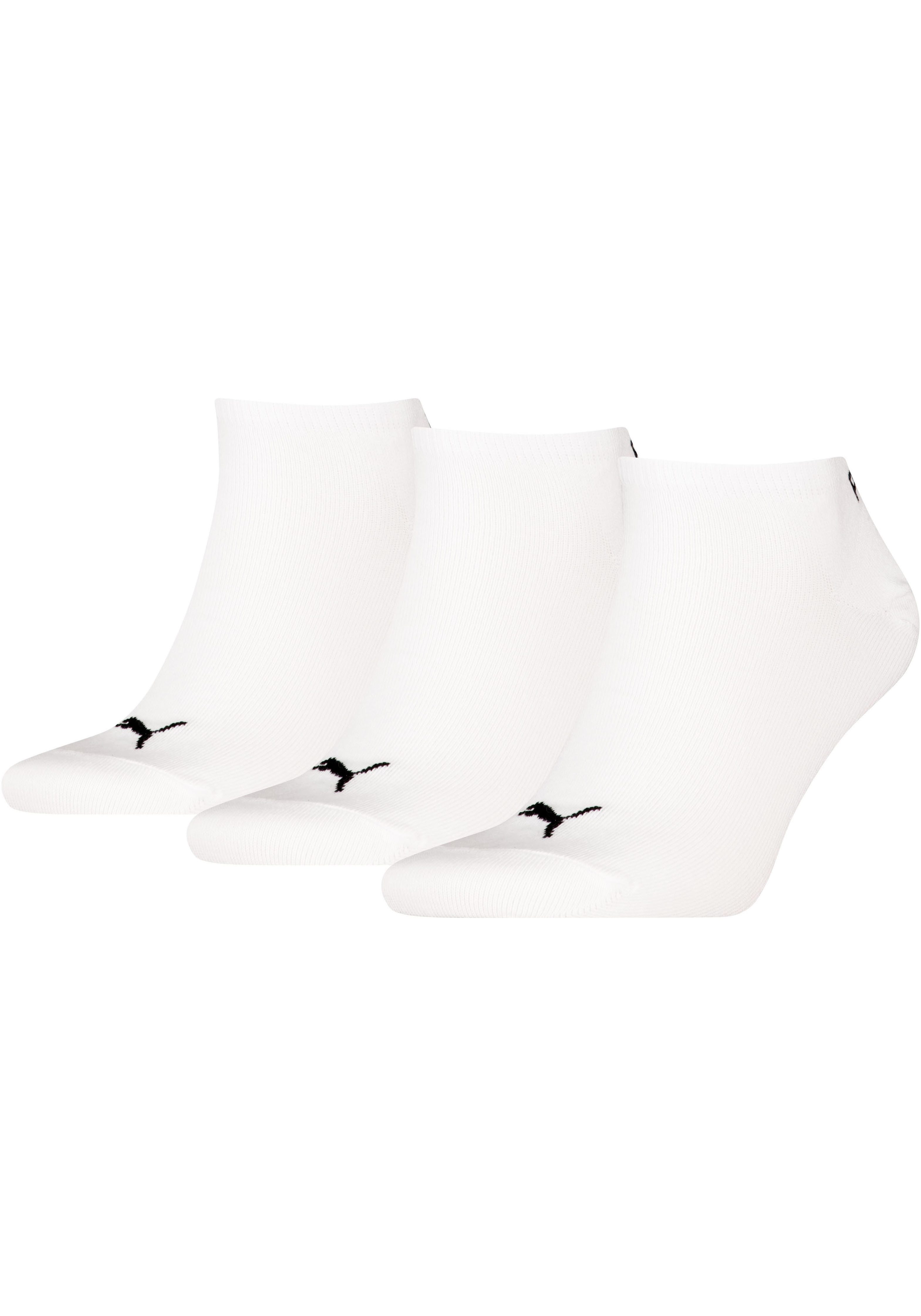 PUMA Sneakersocken PUMA UNISEX SNEAKER PLAIN 3P (3-Paar, 3 Paar) mit kleinem Logo