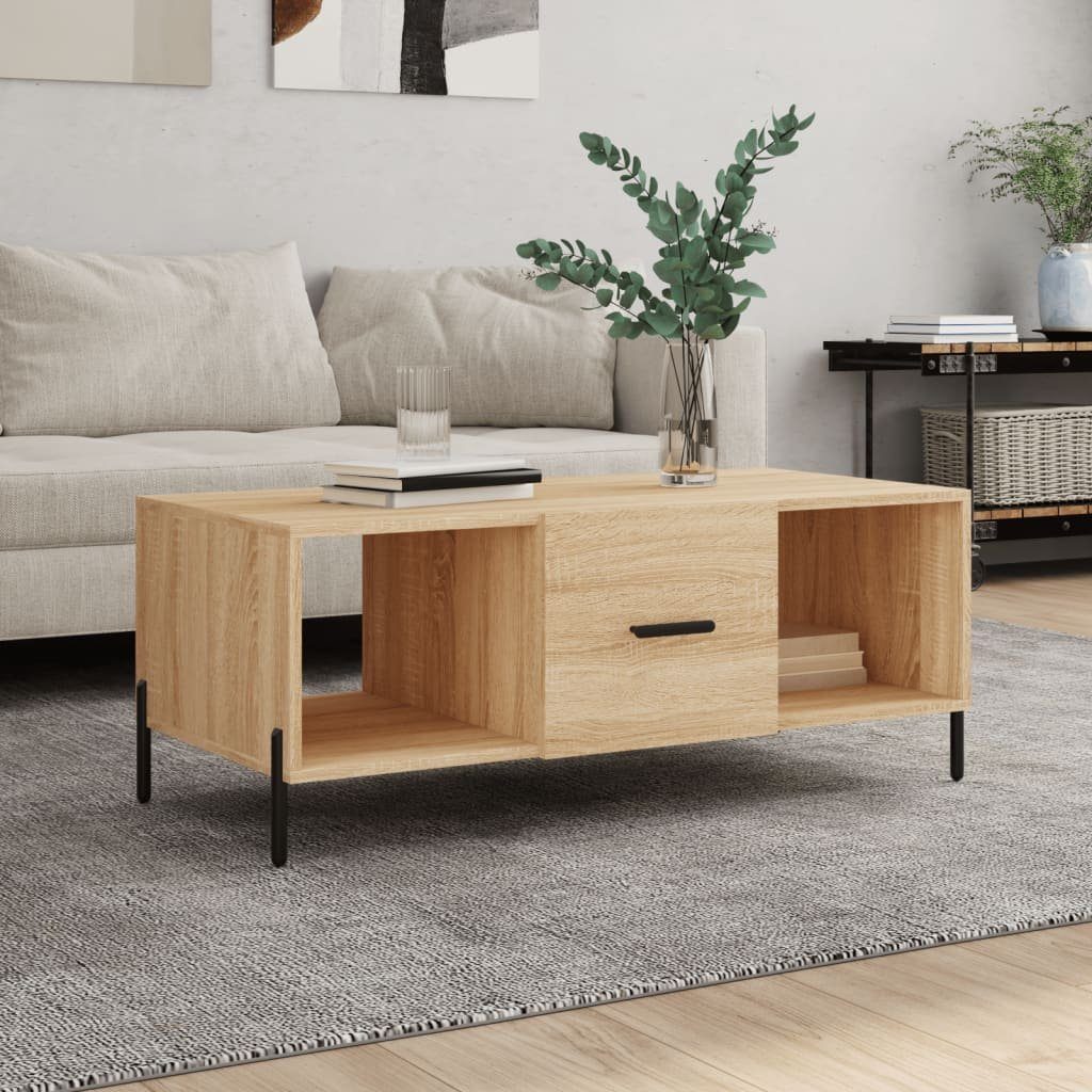 vidaXL Couchtisch Couchtisch Sonoma-Eiche 102x50x40 cm Holzwerkstoff (1-St) Sonoma Eiche | Sonoma Eiche | Couchtische