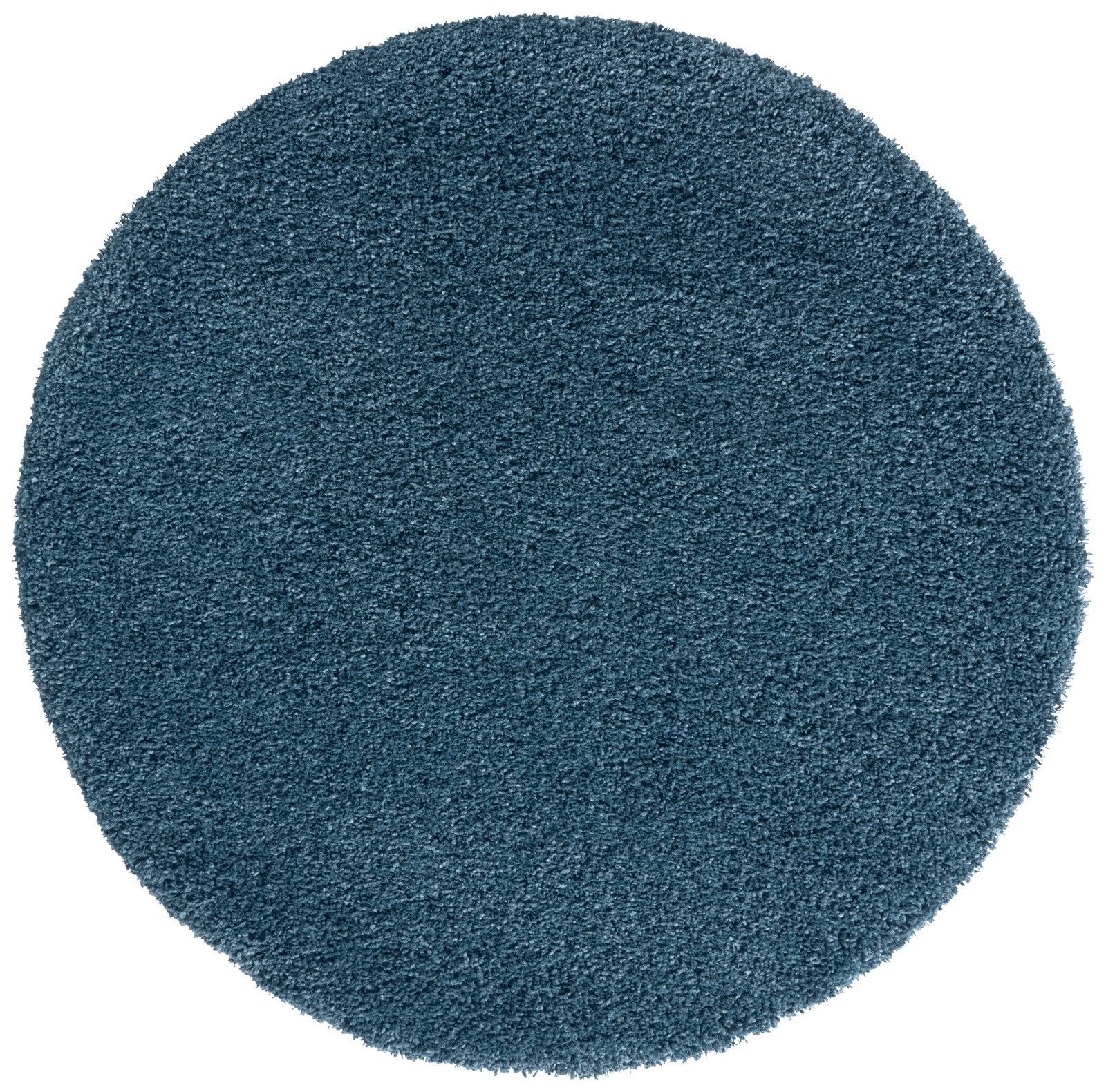 TaraCarpet Langflor-Teppich Ragolle Twilight, rund, Höhe: 60 mm, Shaggy Hochflorteppich petrol Wohnzimmer Schlafzimmer 120 rund
