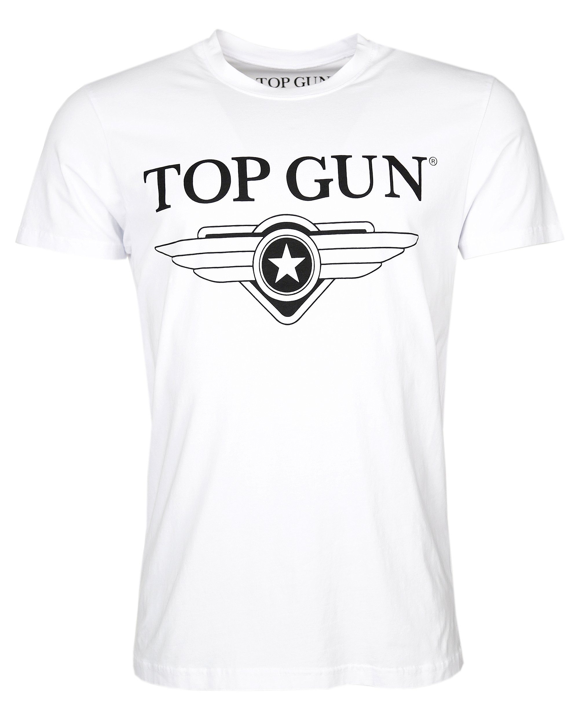TG20191006 T-Shirt TOP GUN white Cloudy