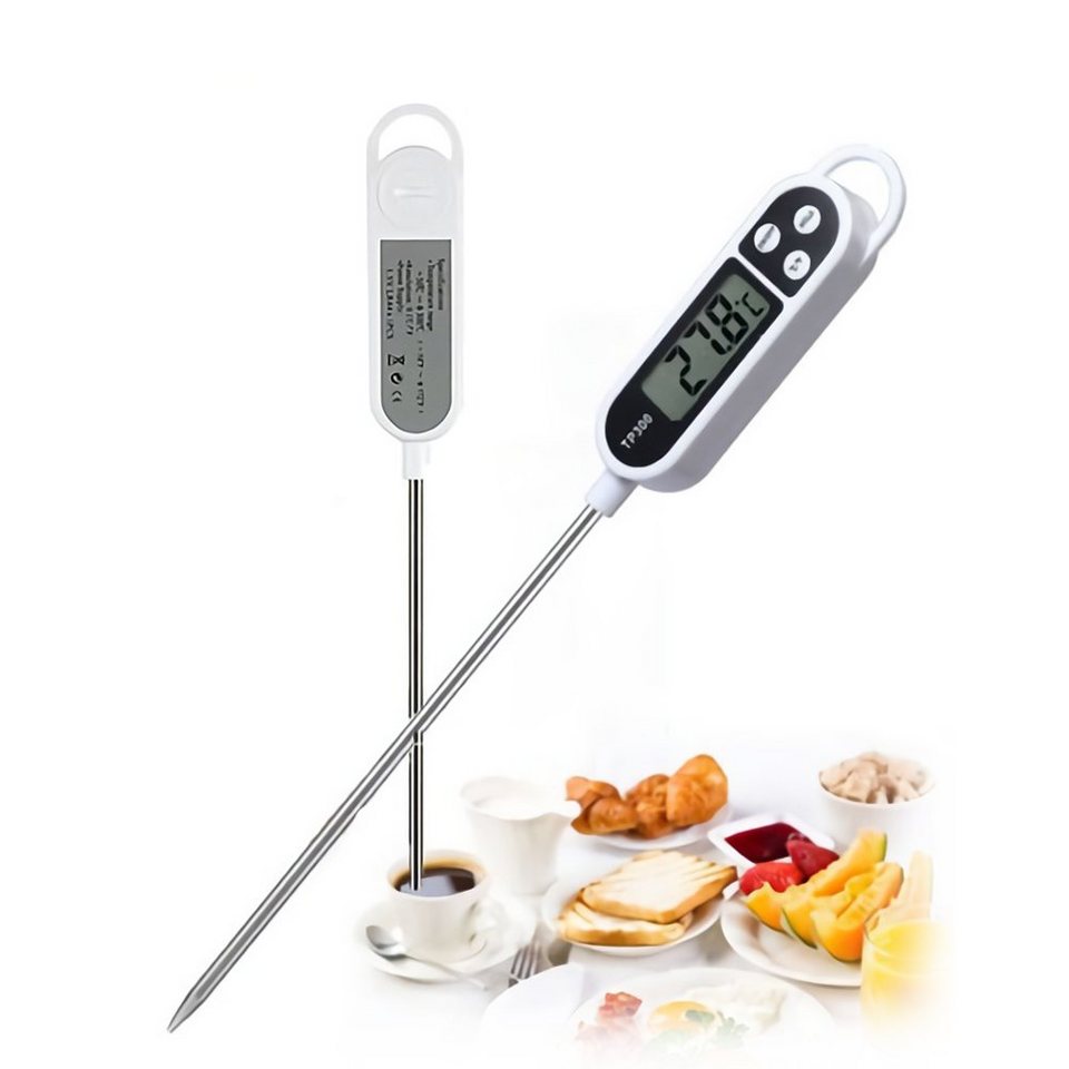 Bolwins Kochthermometer F74 Bolwins Digital Lebensmittel Stift Thermometer  Küche BBQ Fleisch Kochen Temperatur