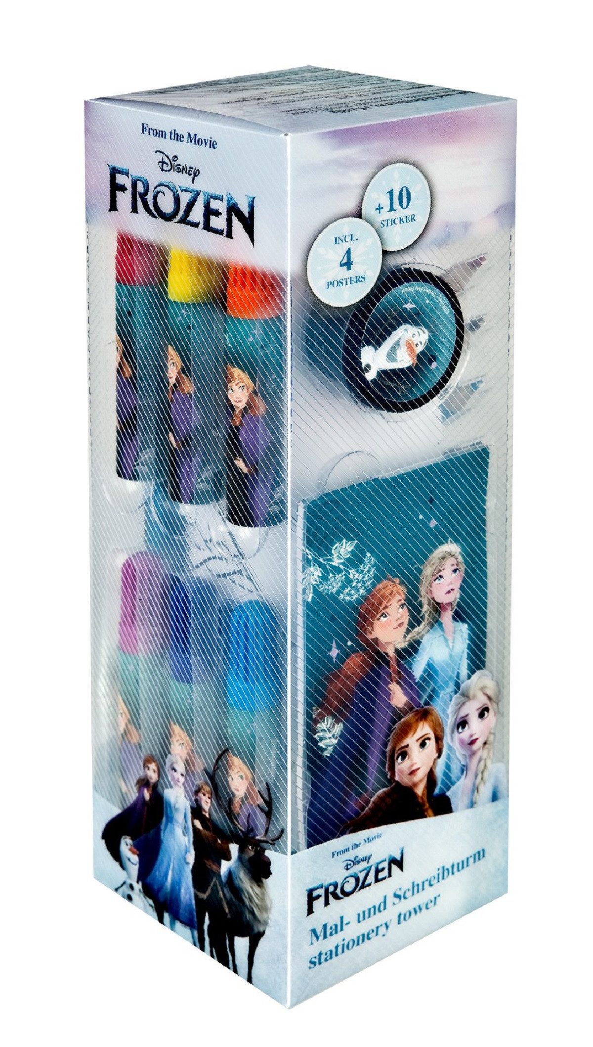 Disney Frozen Federmäppchen Schreibwaren-Set mit 35 Teilen für Kinder Perfekt für Schule