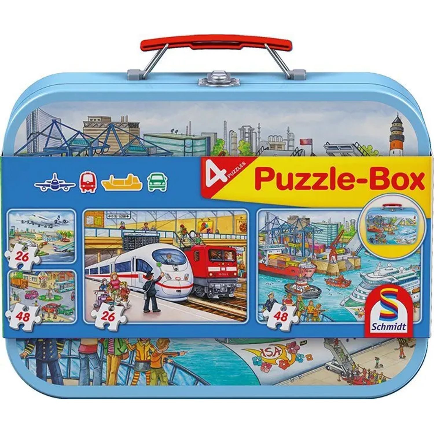 Schmidt Spiele Puzzle Verkehrsmittel (Kinderpuzzle), 49 Puzzleteile