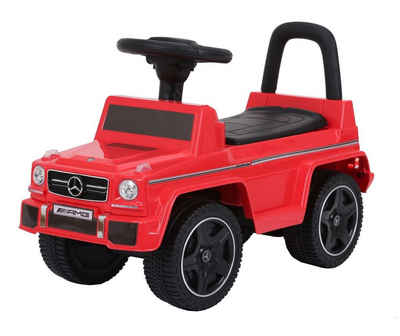 Toys Store Rutscherauto Rutschauto Mercedes-Benz G63 rot Kinderauto Rutscher Kinderfahrzeug MP3