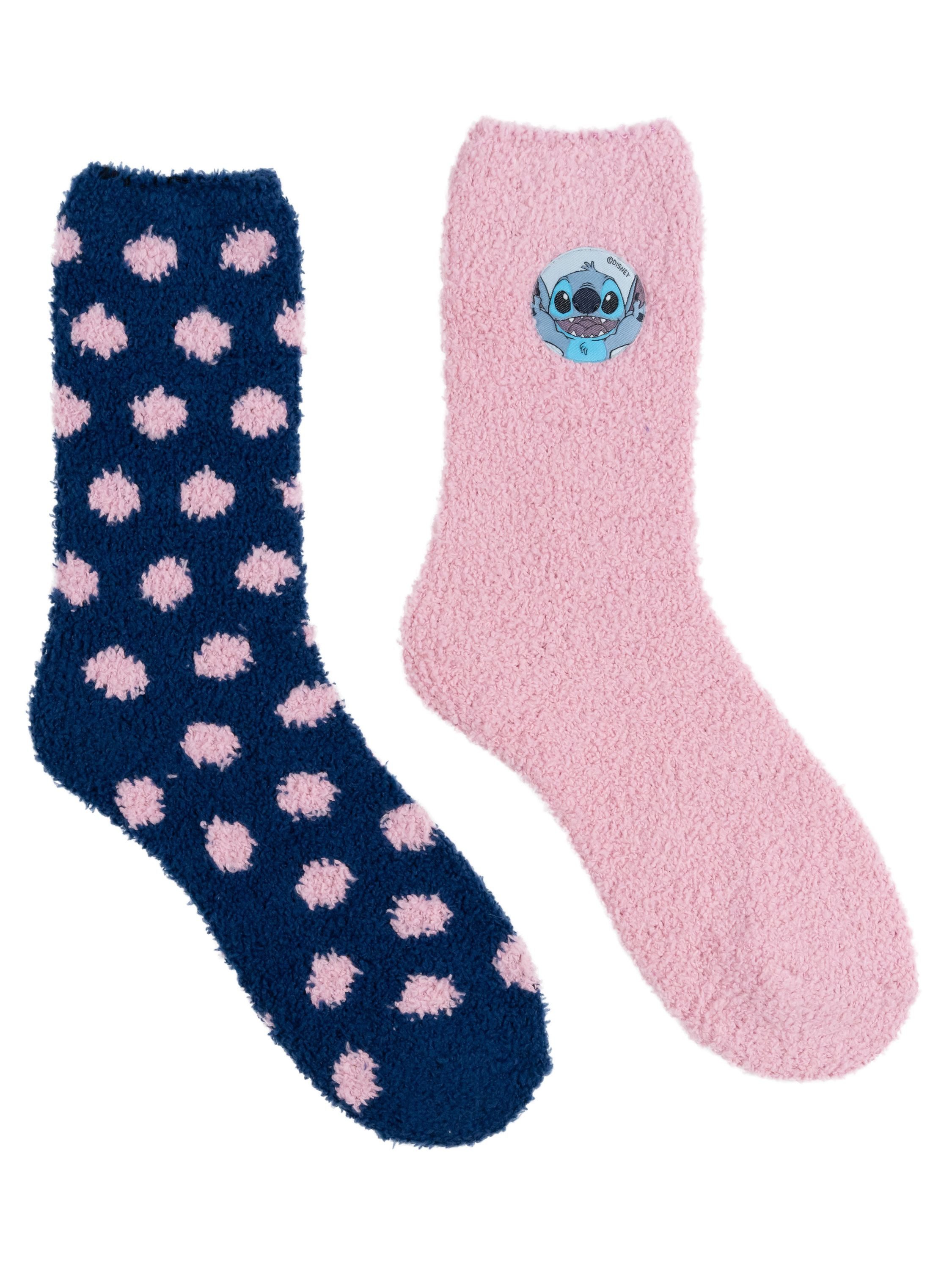United Labels® Socken Disney Lilo & Stitch Kuschelsocken