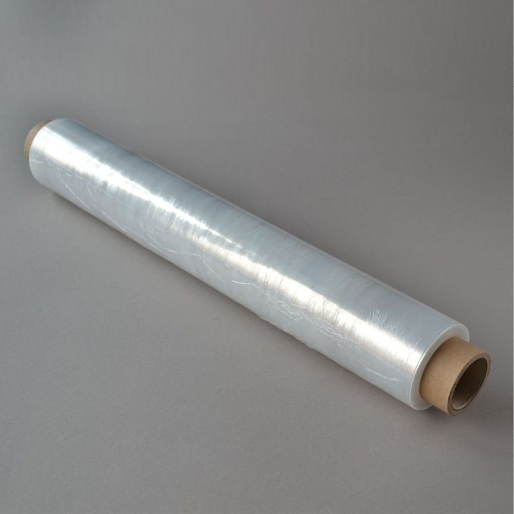 Folienrollen 4 Rollen Frischhaltefolie, transparent (Breite 45 cm, 1000 gr), lose, lebensmittelecht Folie auf Rolle Verpackungsfolie