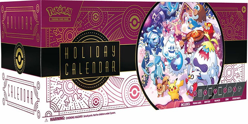 POKÉMON Sammelkarte Pokemon Adventskalender 2025 - Holiday Calendar Kalender - Englisch