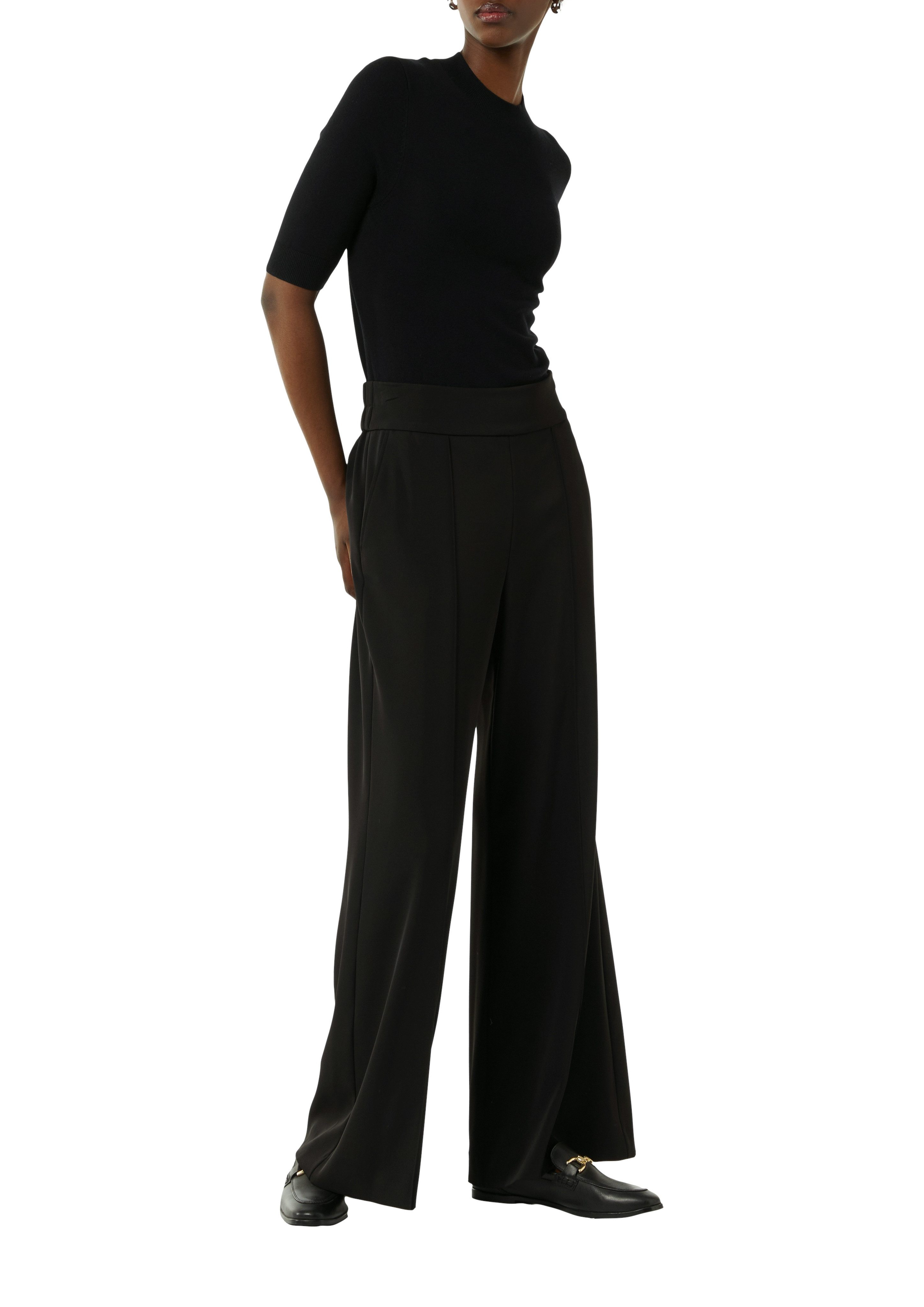 comma Jogger Pants mit weitem Bein, Sommerhose günstig online kaufen