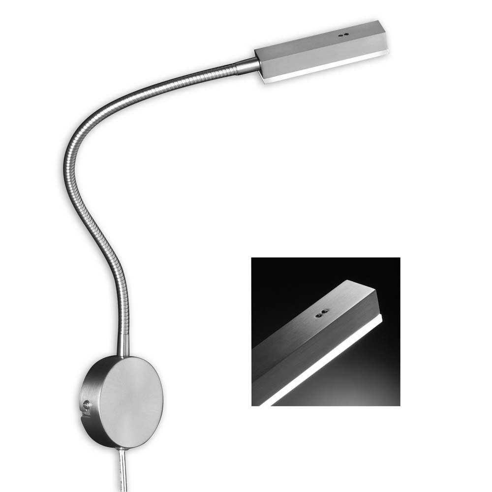 etc-shop LED Wandleuchte, Wandleuchte Lampe Flexo-Arm beweglich Leseleuchte Dimmbar LED