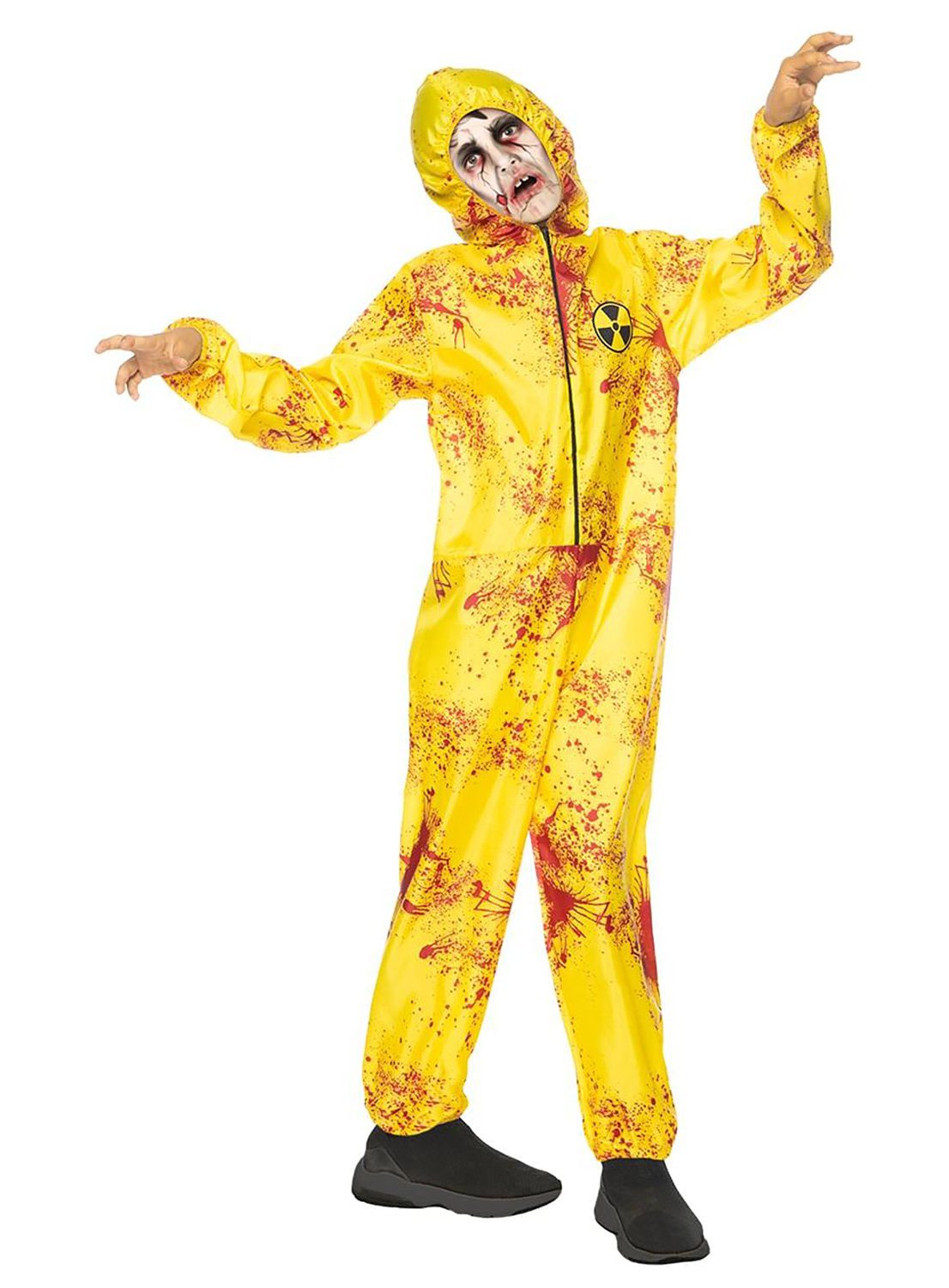 Zombie-Kostüm Radioaktiver Zombie Kostüm für Kinder