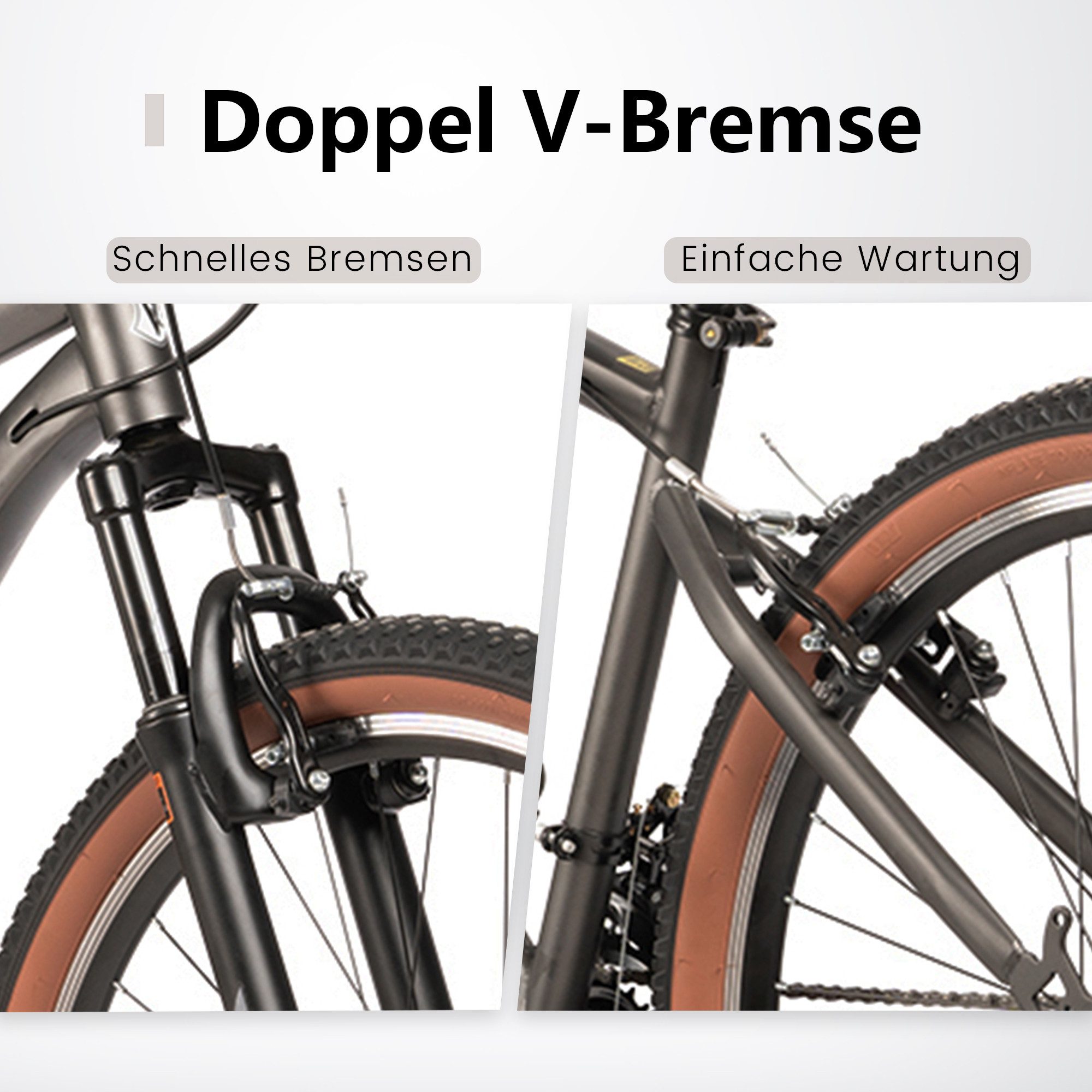 CARPAT SPORT Mountainbike 26 27.5 29 Zoll Fahrrad für Herren Damen, Mädchen und Jungen, 21 Gang, Hochwertiger Rahmen, Jugendfahrrad MTB Hardtail Fahrrad Bike