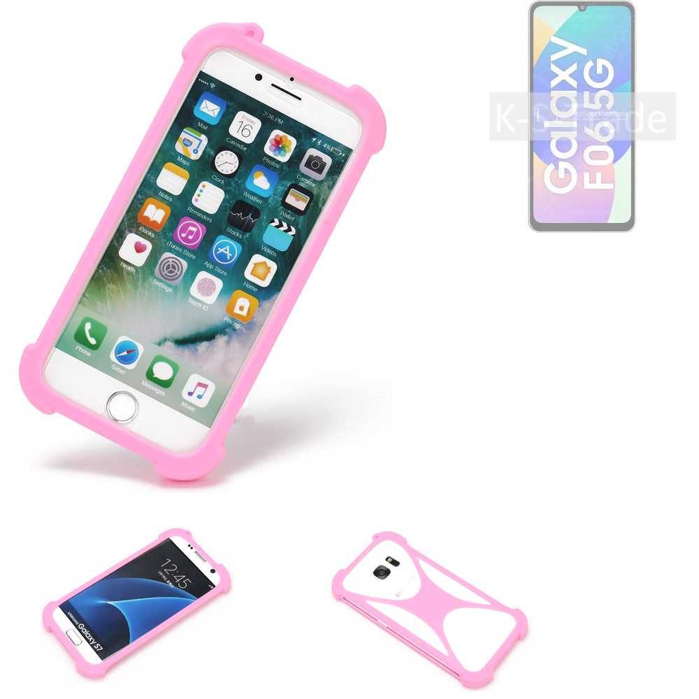 K-S-Trade Handyhülle für Samsung Galaxy F06 5G, Handy Hülle Schutz Hülle Bumper Silikon Schutz Hülle Cover Case