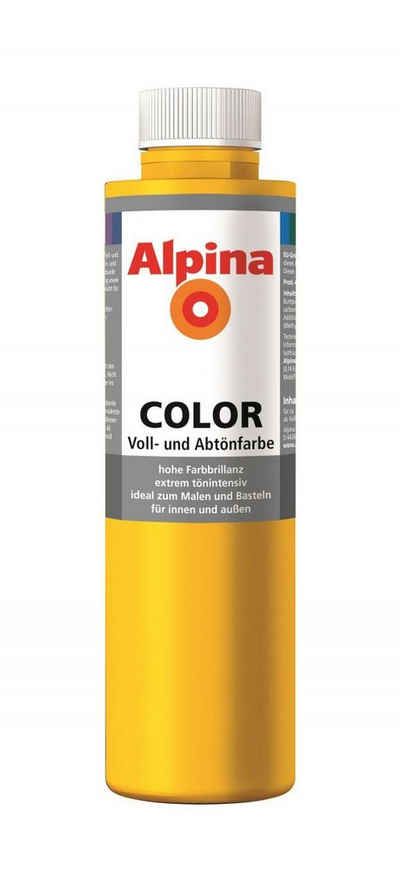 Alpina Vollton- und Abtönfarbe Alpina Lucky Yellow 750 ml lucky yellow seidenmatt