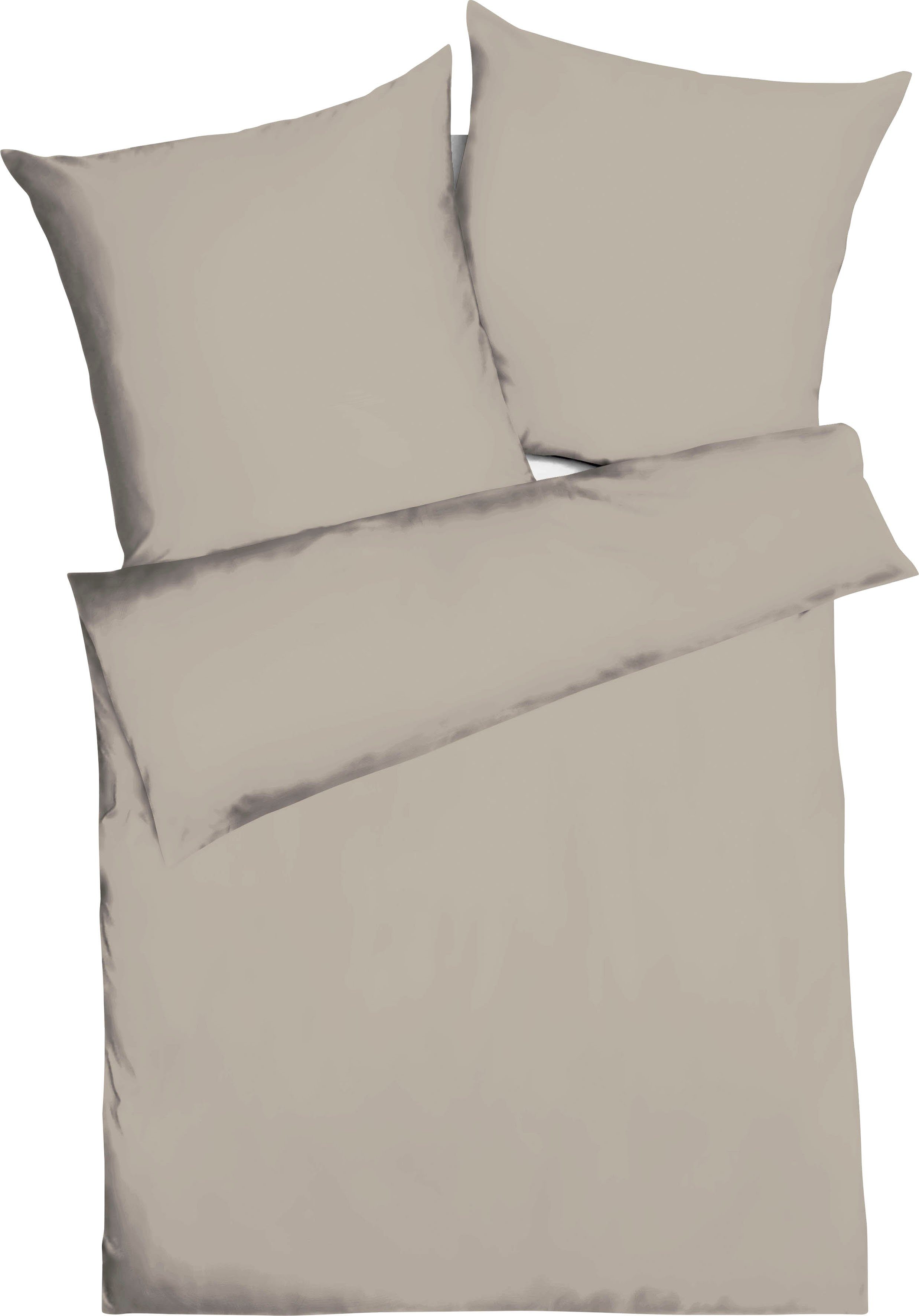 Kaeppel Bettwäsche Uni, Mako-Satin, 2 teilig, Unifarben
