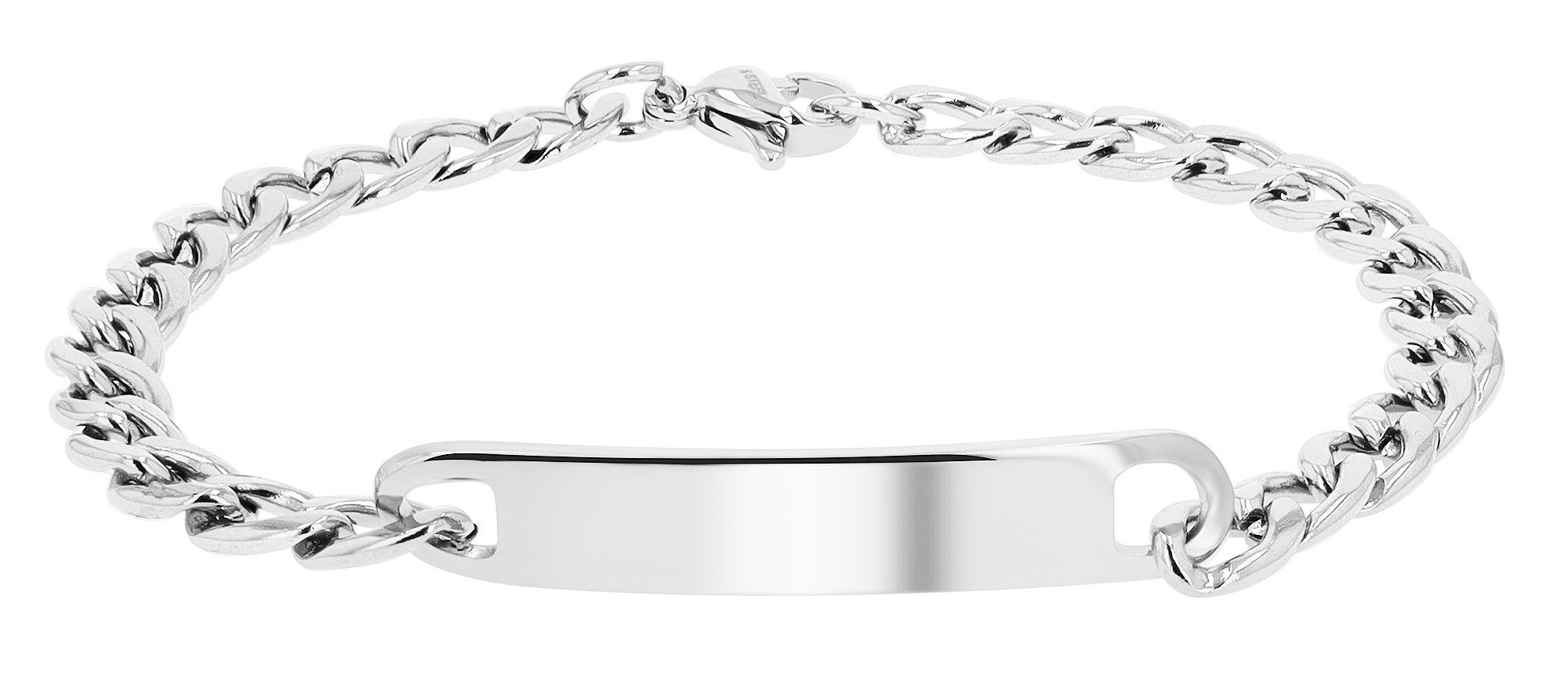 AKZENT Armband Lavini Edelstahl Panzerarmbandl, Gravurplatte, günstig online kaufen