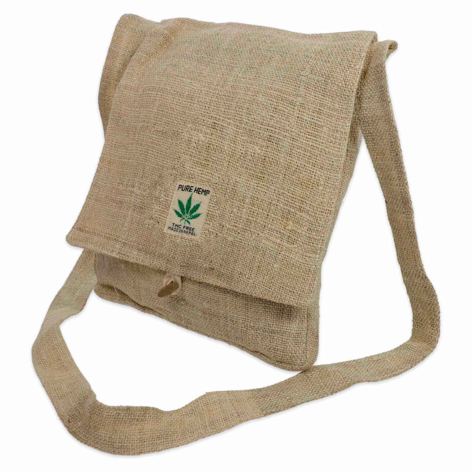 Schultertasche Hanf Schultertasche Umhängetasche Tasche Nachhaltig Fair