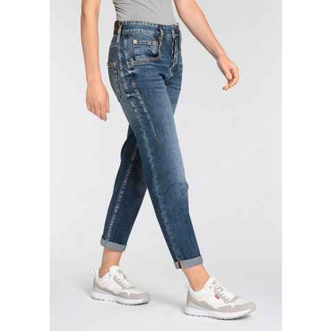 Herrlicher High-waist-Jeans Shyra Tap Denim Stretch