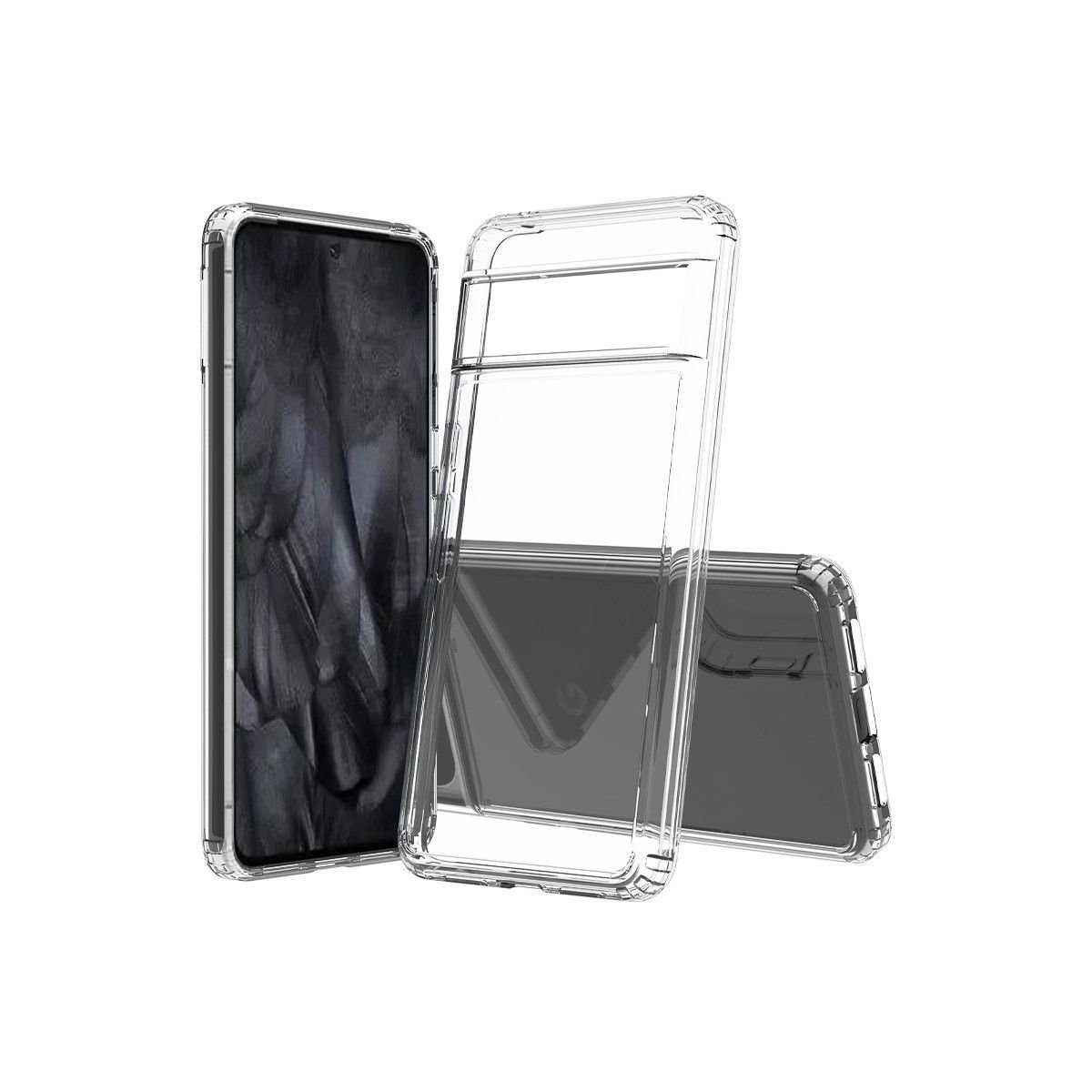 JT Berlin Handyhülle Pankow Clear - Google Pixel 8 Pro Hülle, [Wireless-Charging kompatibel] transparent
