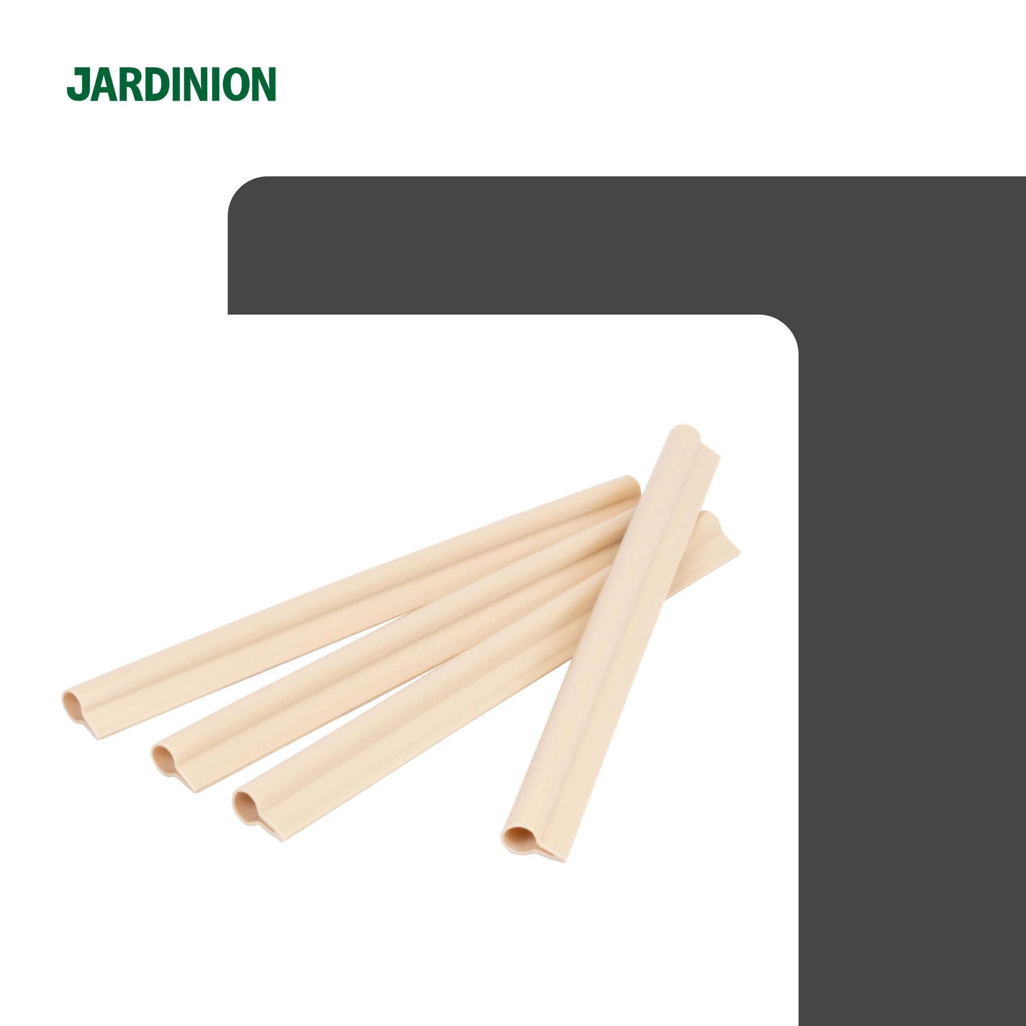 Jardinion Sichtschutzstreifen, (Befestigungsclips, Klemmschienen für Sichtschutzstreifen, 20-St), Clips für Sichtschutz, Ein- und Doppelstabmattenzaun
